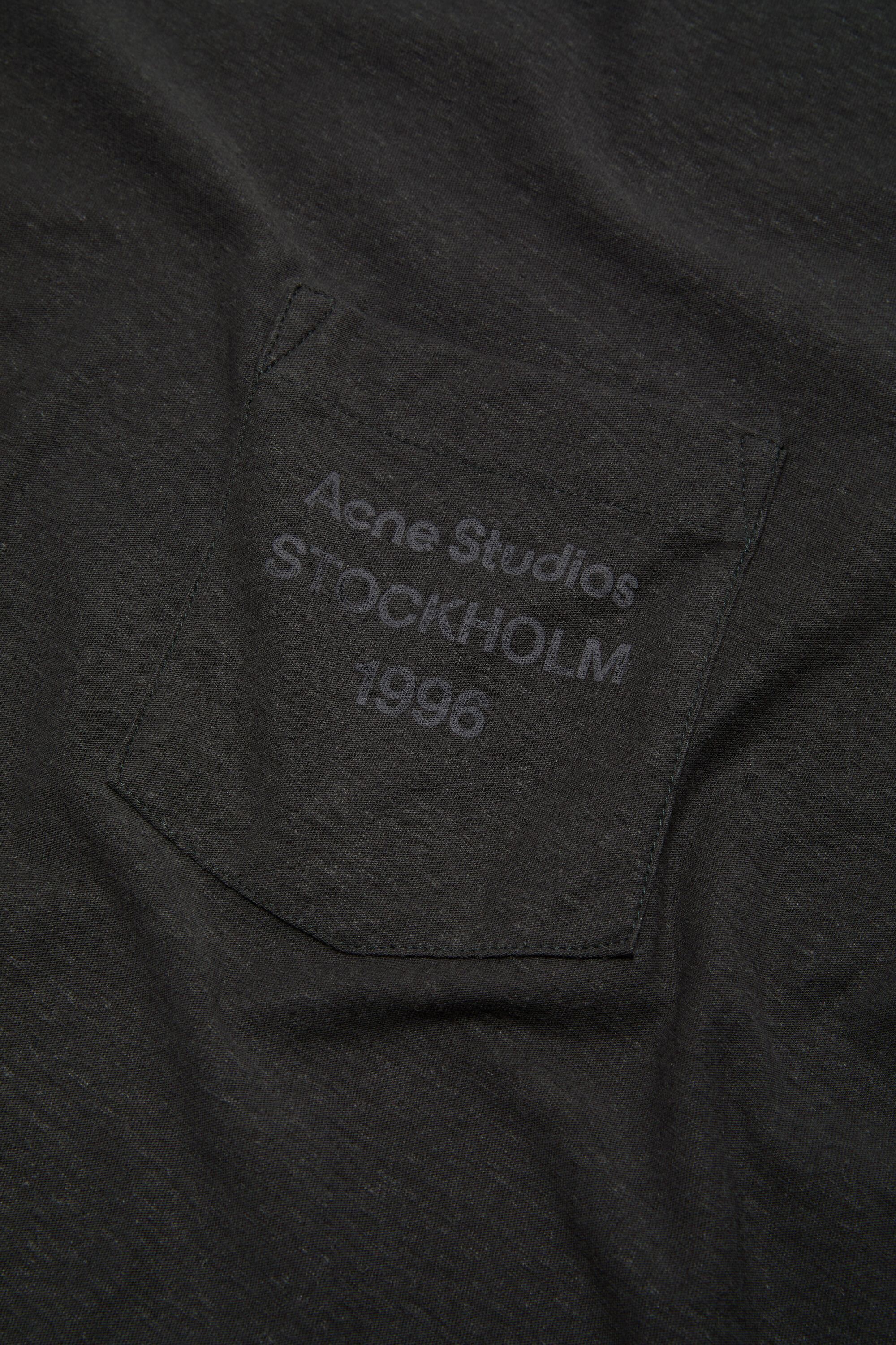 Acne Studios 1996 ロゴTシャツ ブラック　長袖Tシャツ Acne Studios - Logo t-shirt - Black