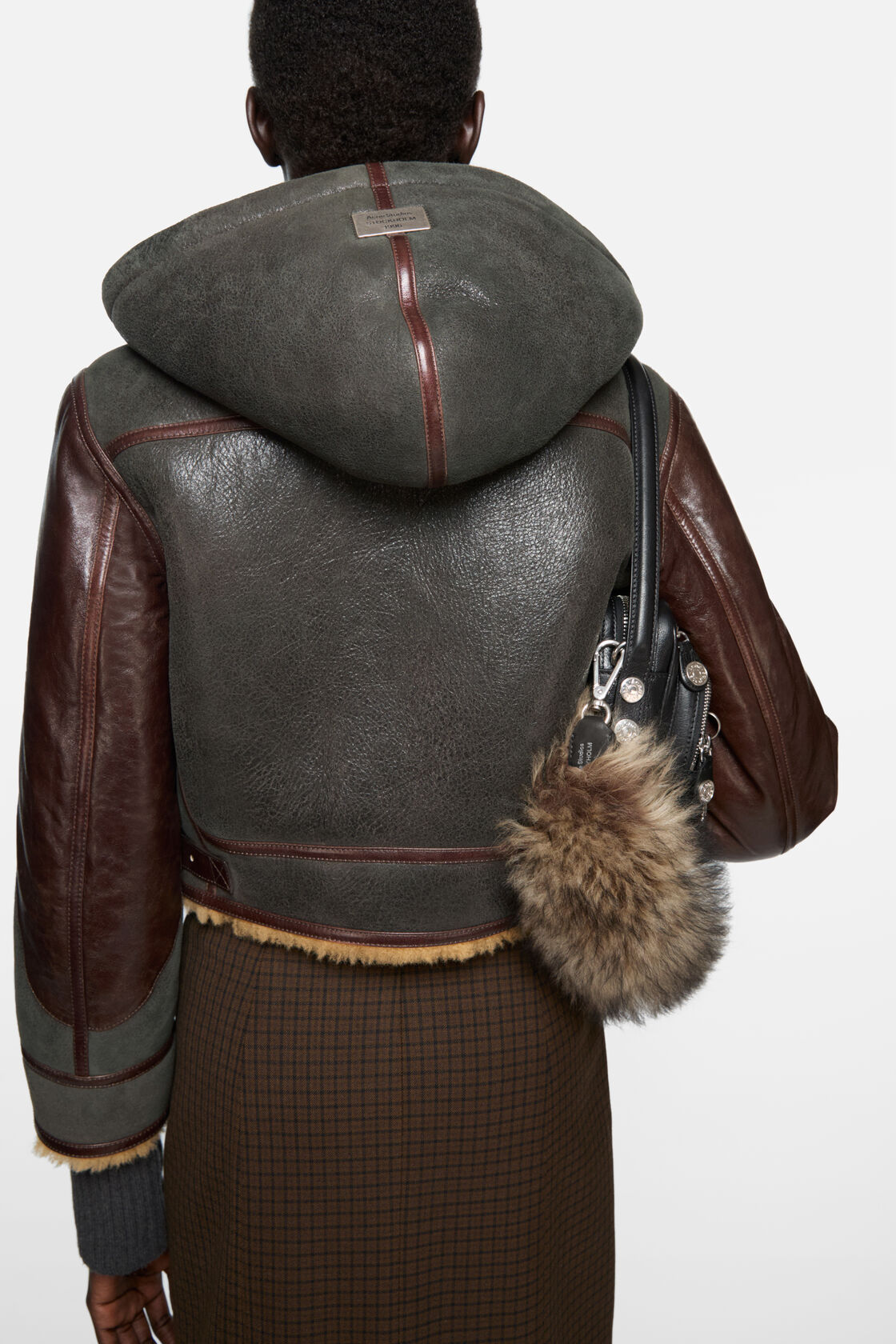 シアリングジャケット, ブラウン/ベージュ, 2000x