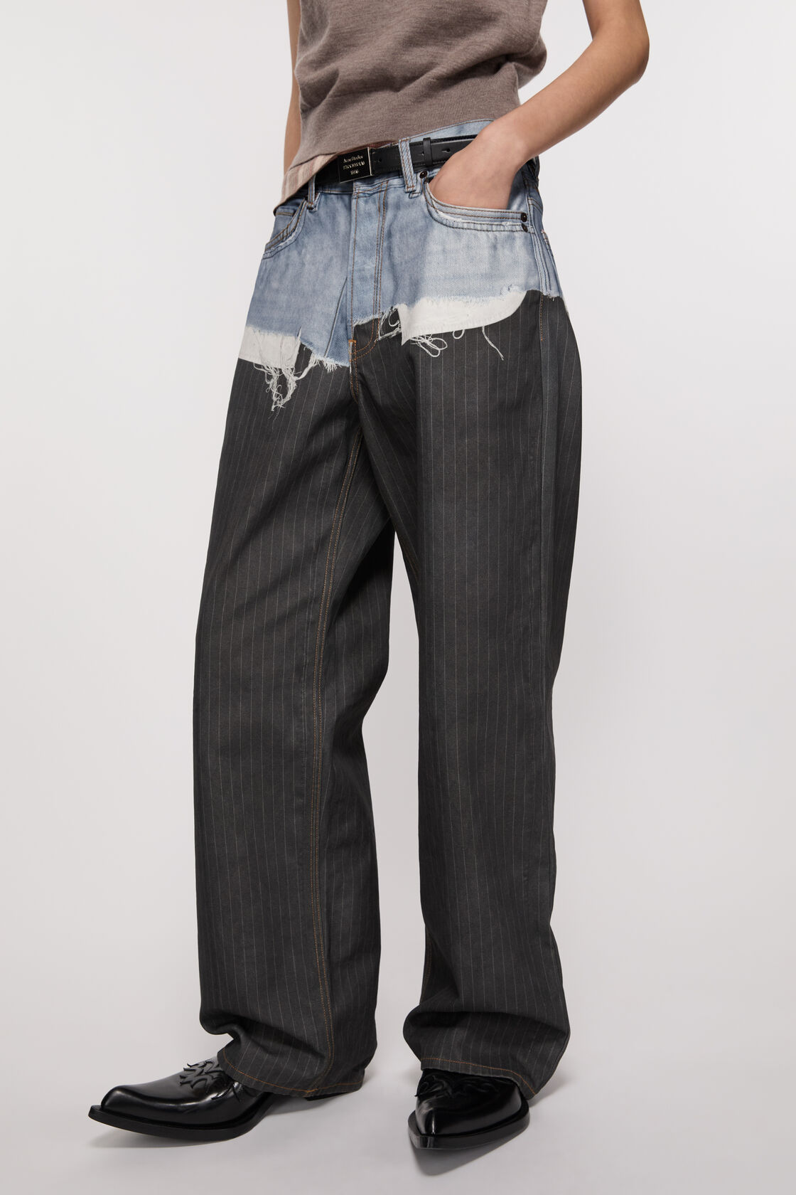 Trompe-l&rsquo;oeil jeans - 1981, Blue/black, 2000x