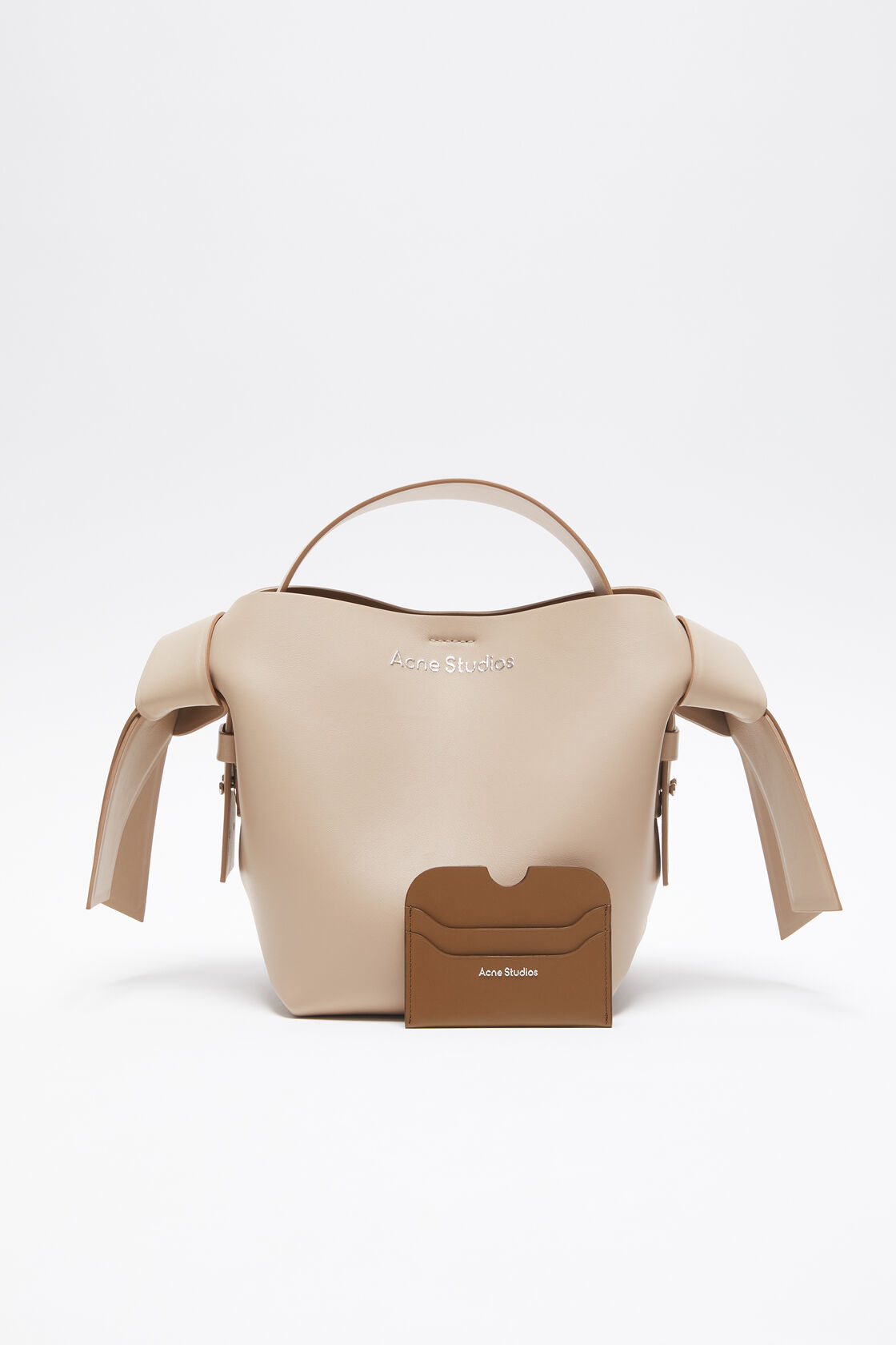 Leather card holder, Camel brown, 2000x