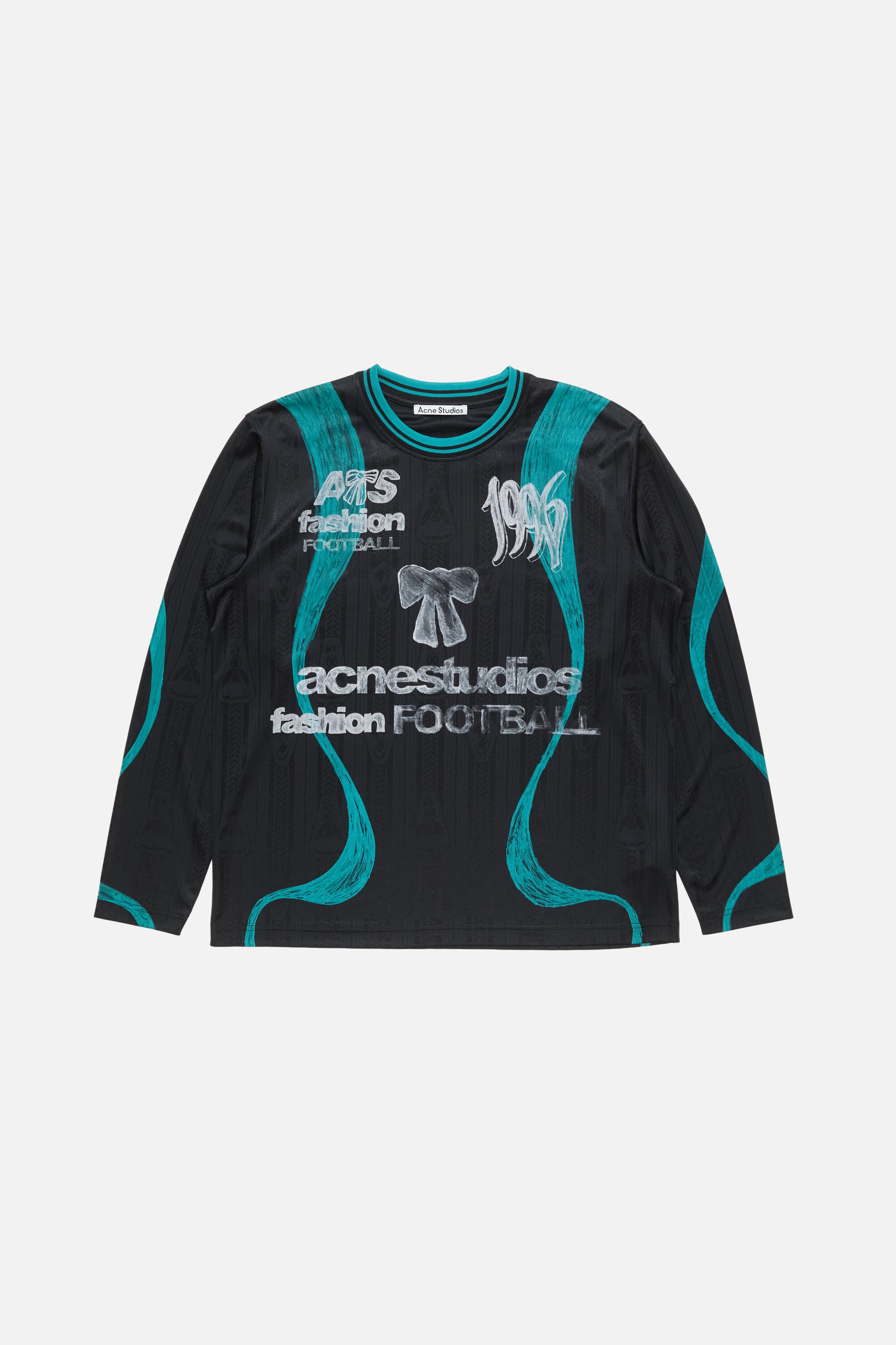 Acne Studios - Sports jersey graphic t-shirt - Black