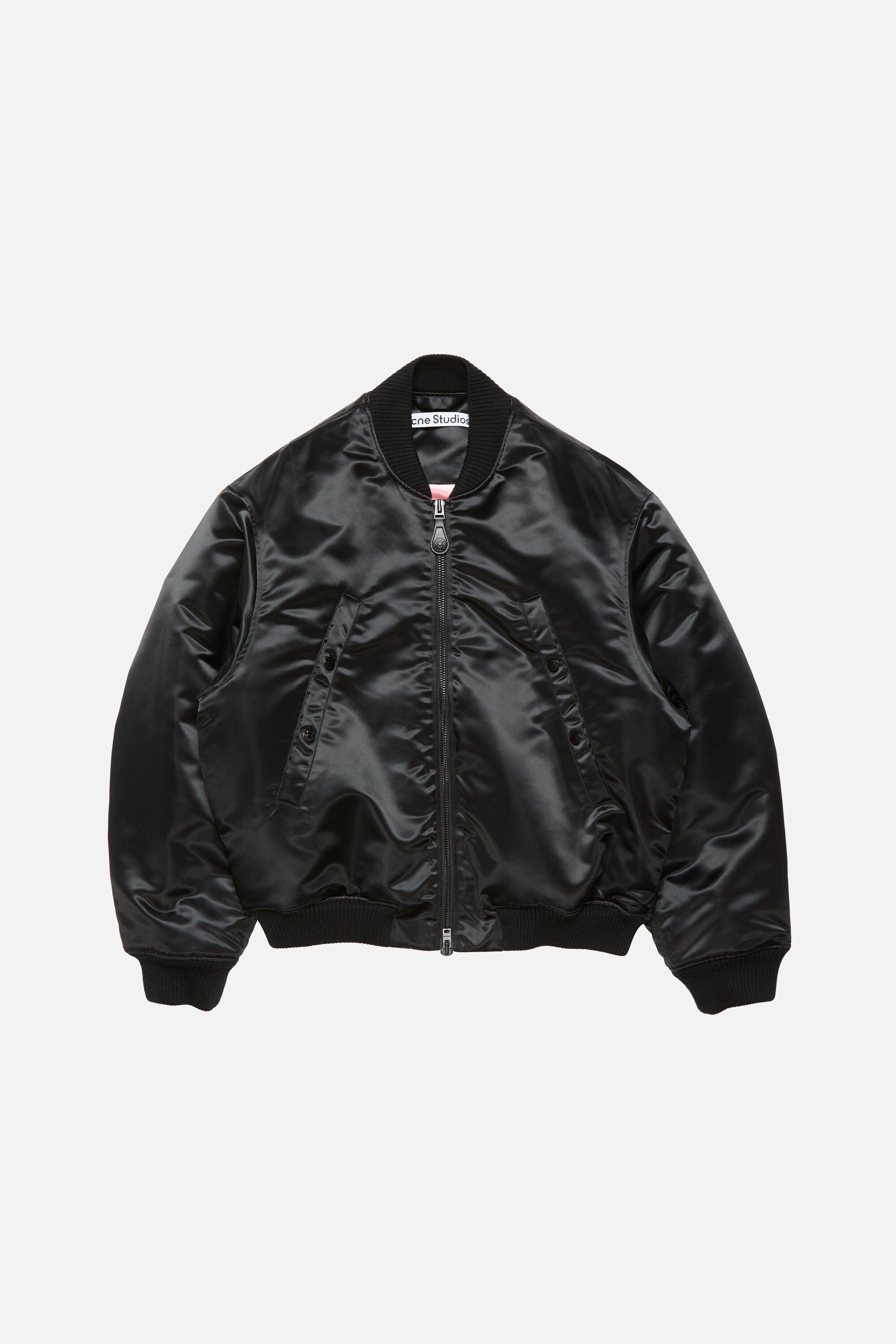 Acne Studios - Logo bomber jacket - Black