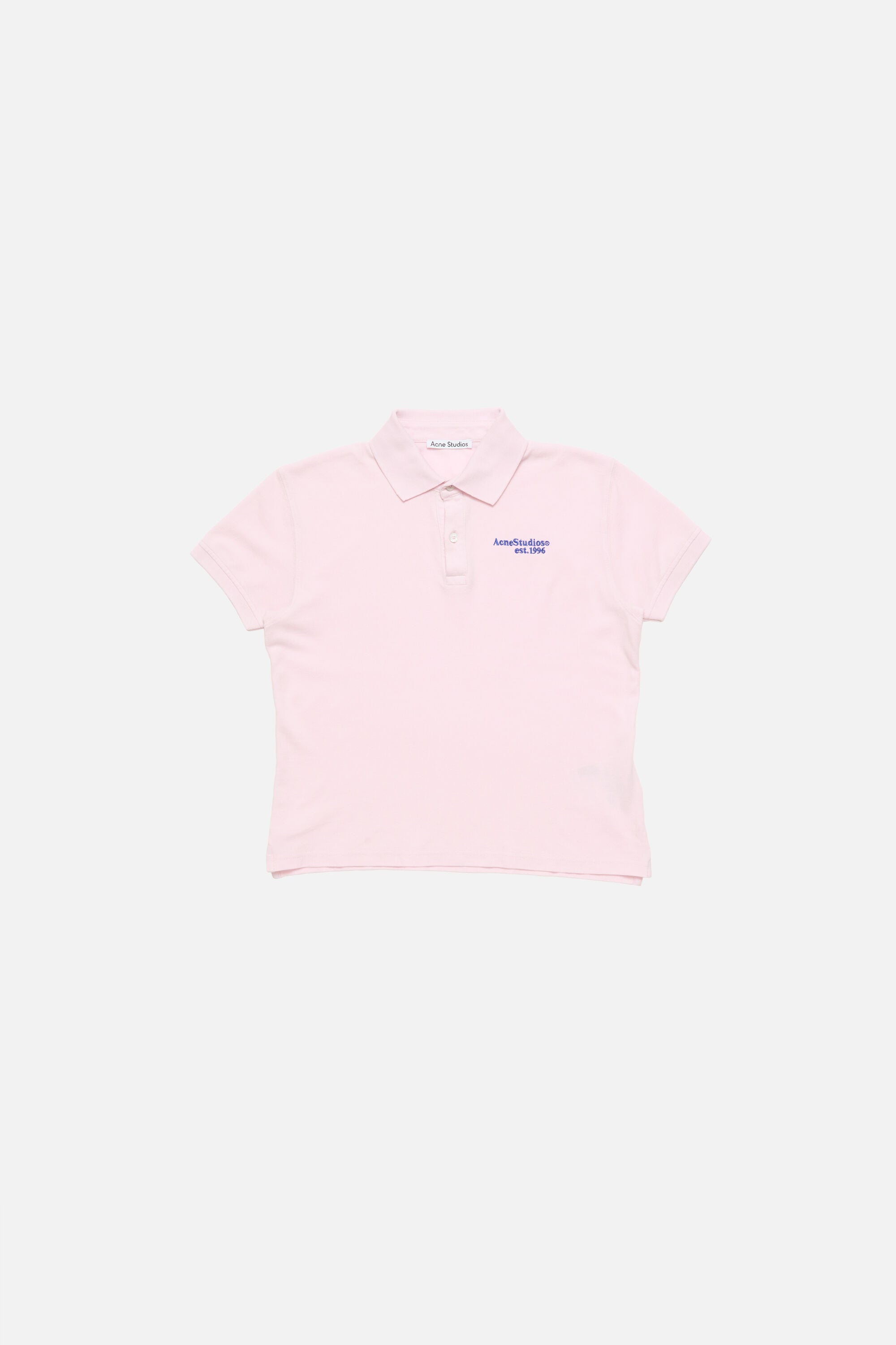 Acne Studios - ロゴポロTシャツ - ペールピンク