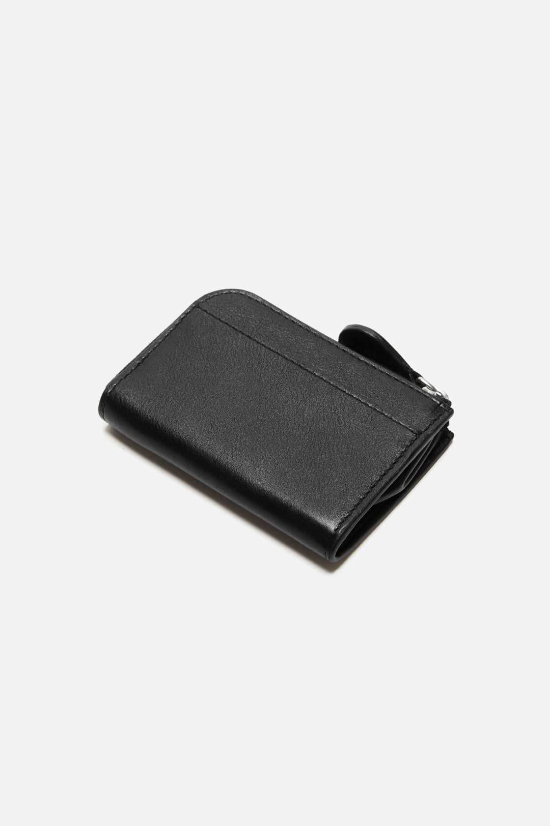 Compact zip wallet, Black, 2000x