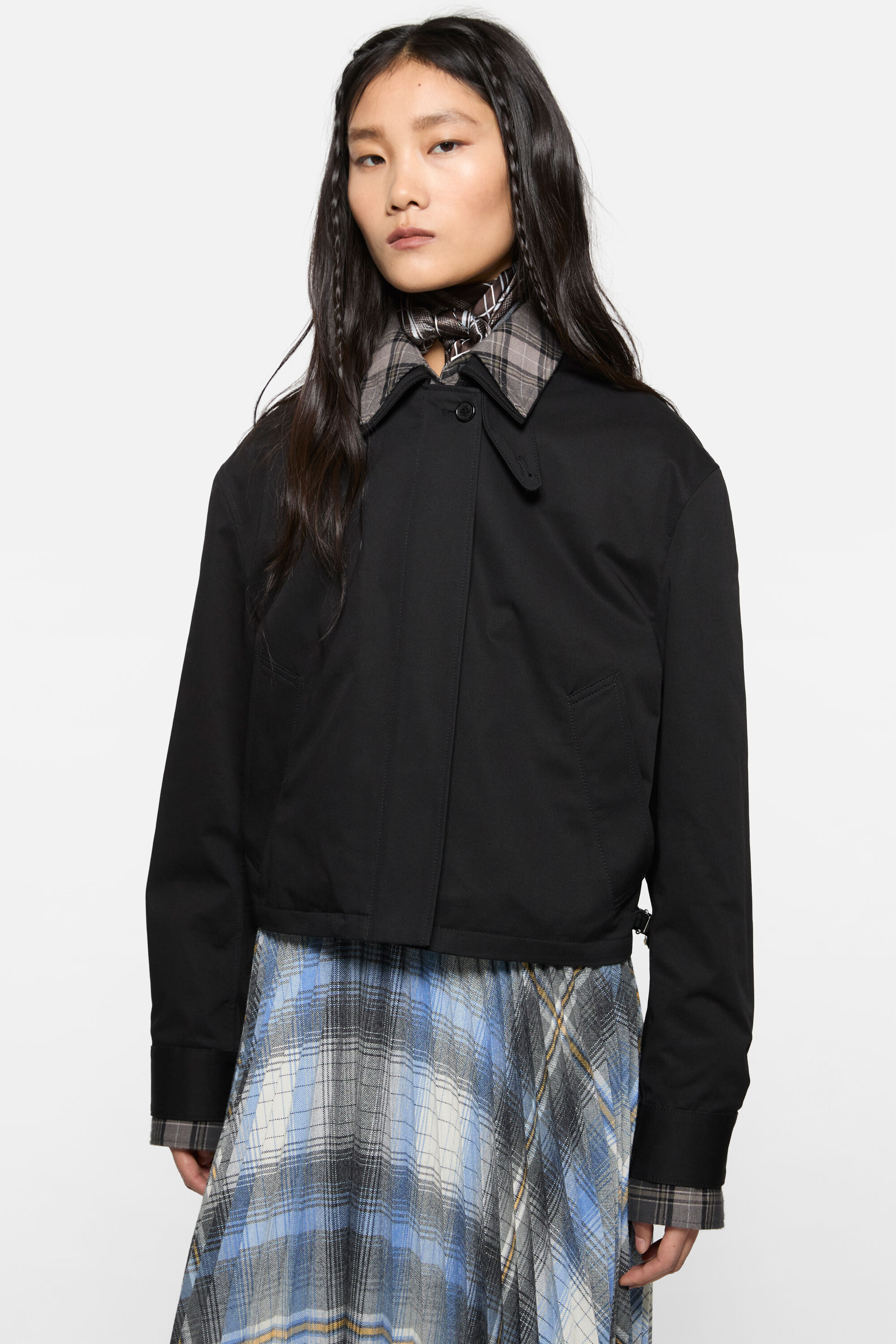 Acne Studios - Layered twill jacket - Black