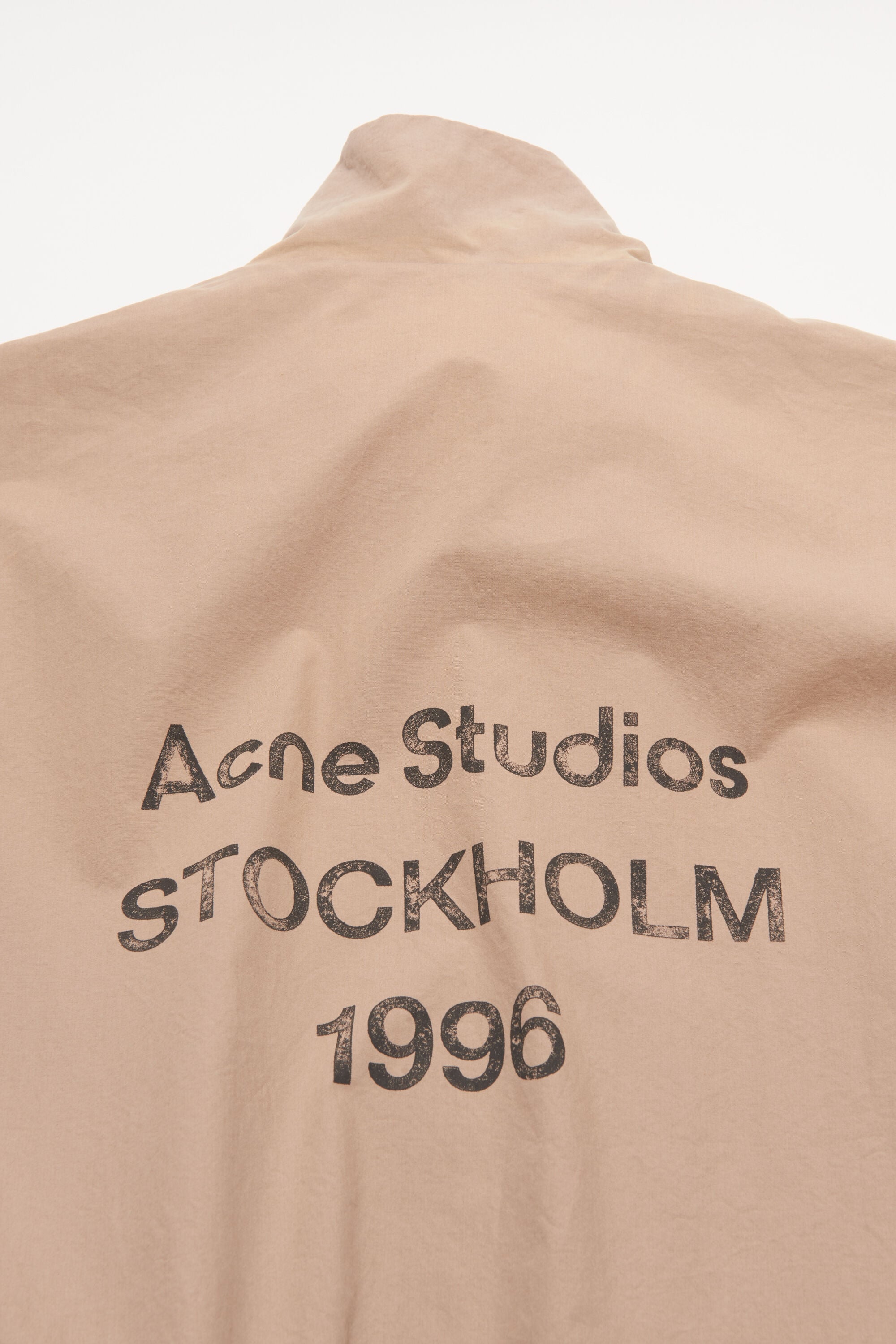Acne Studios - Washed logo jacket - Mushroom beige