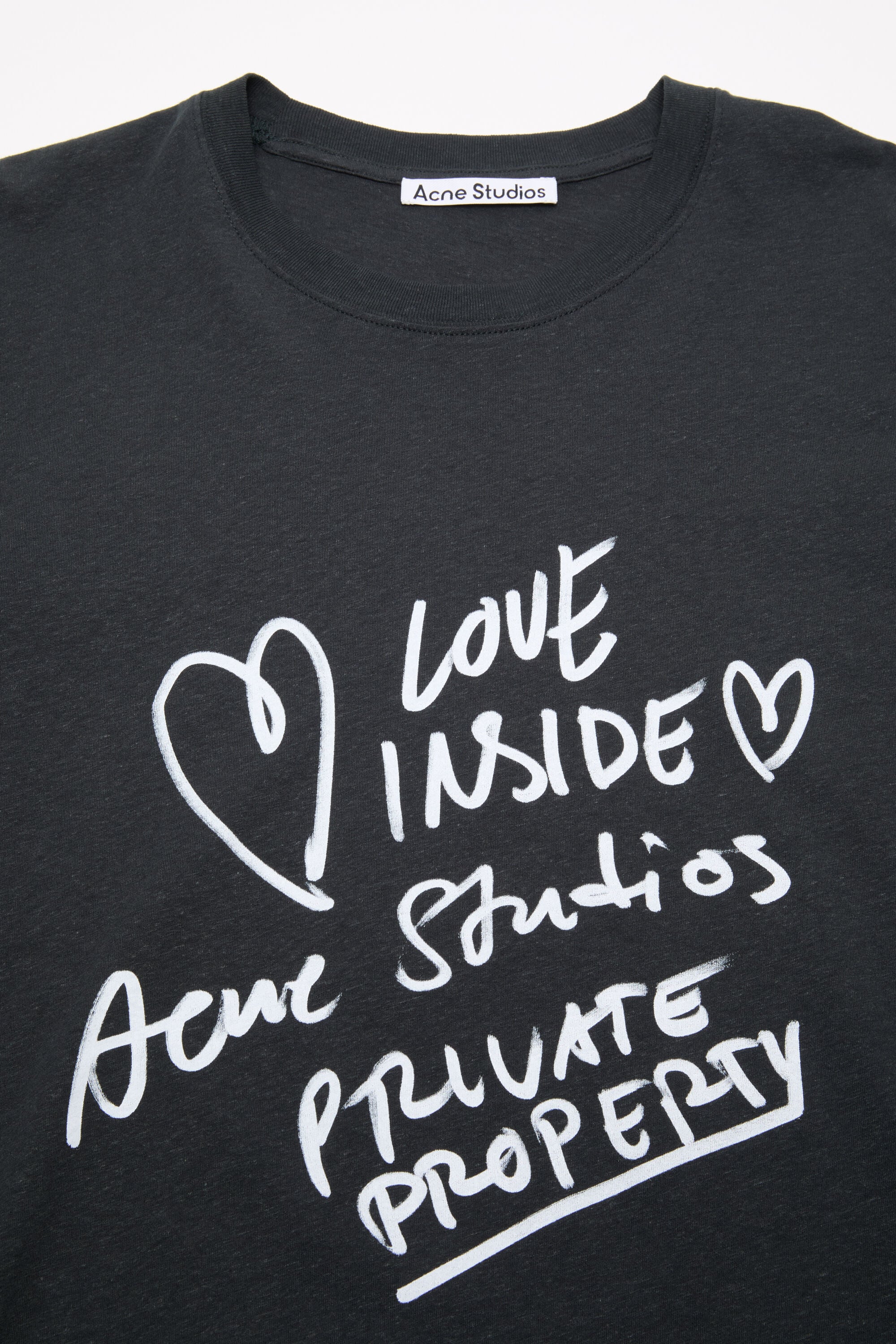 Acne Studios - Graphic t-shirt - Black