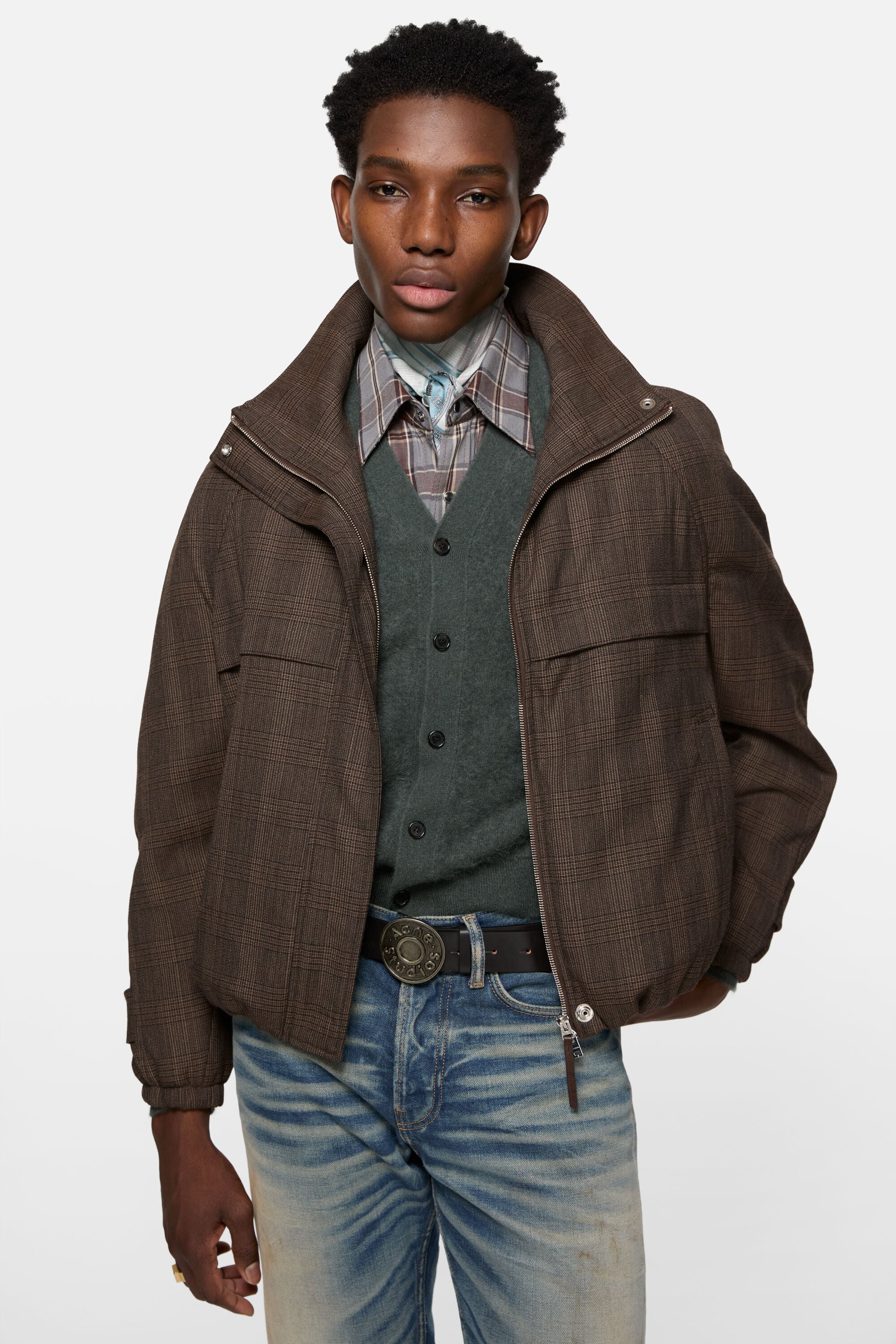 Acne Studios - Wool jacket - Brown/black