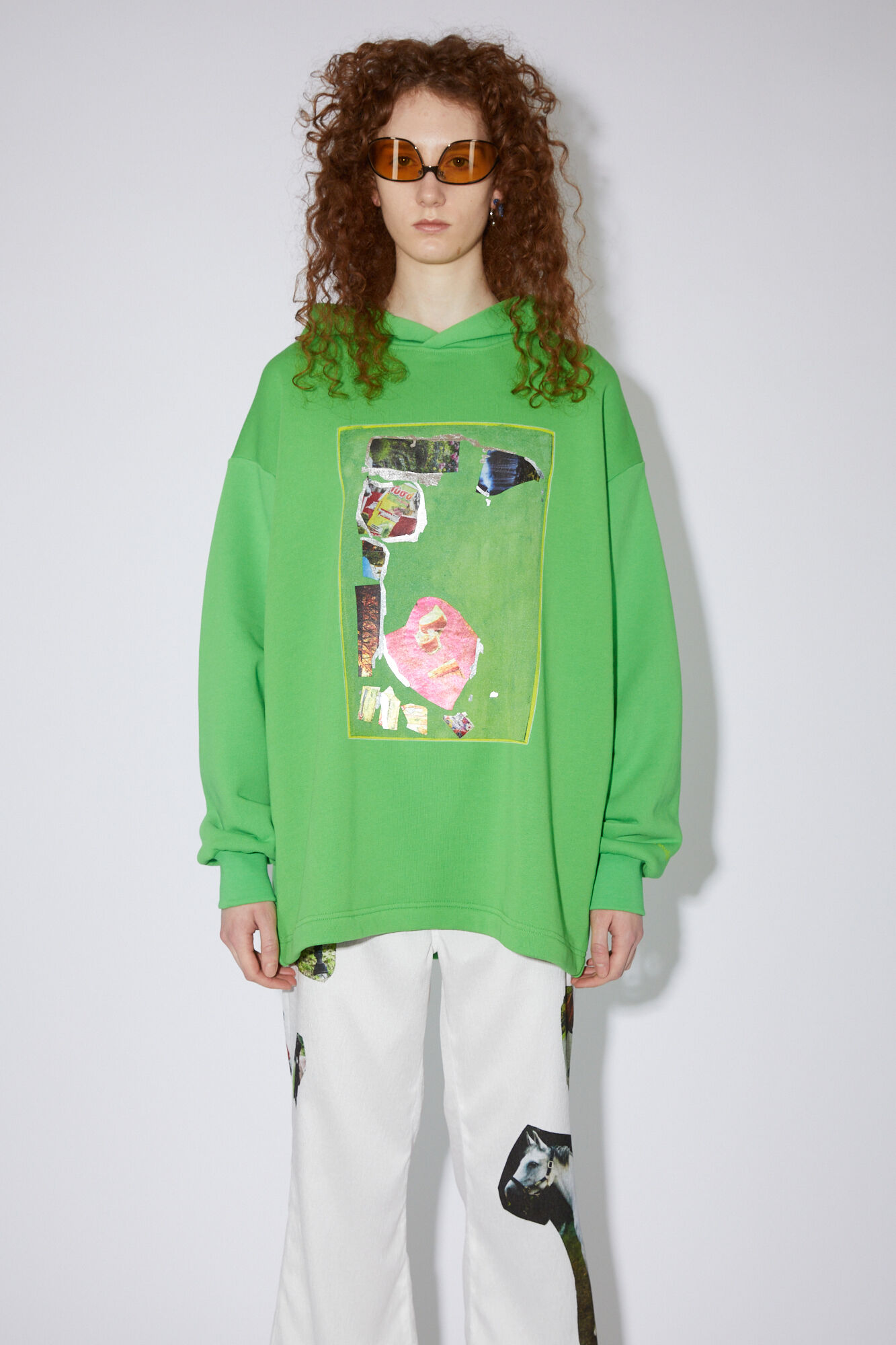 コーフル 新品 ACNE STUDIOS デジタルプリント フーディ XXSサイズ