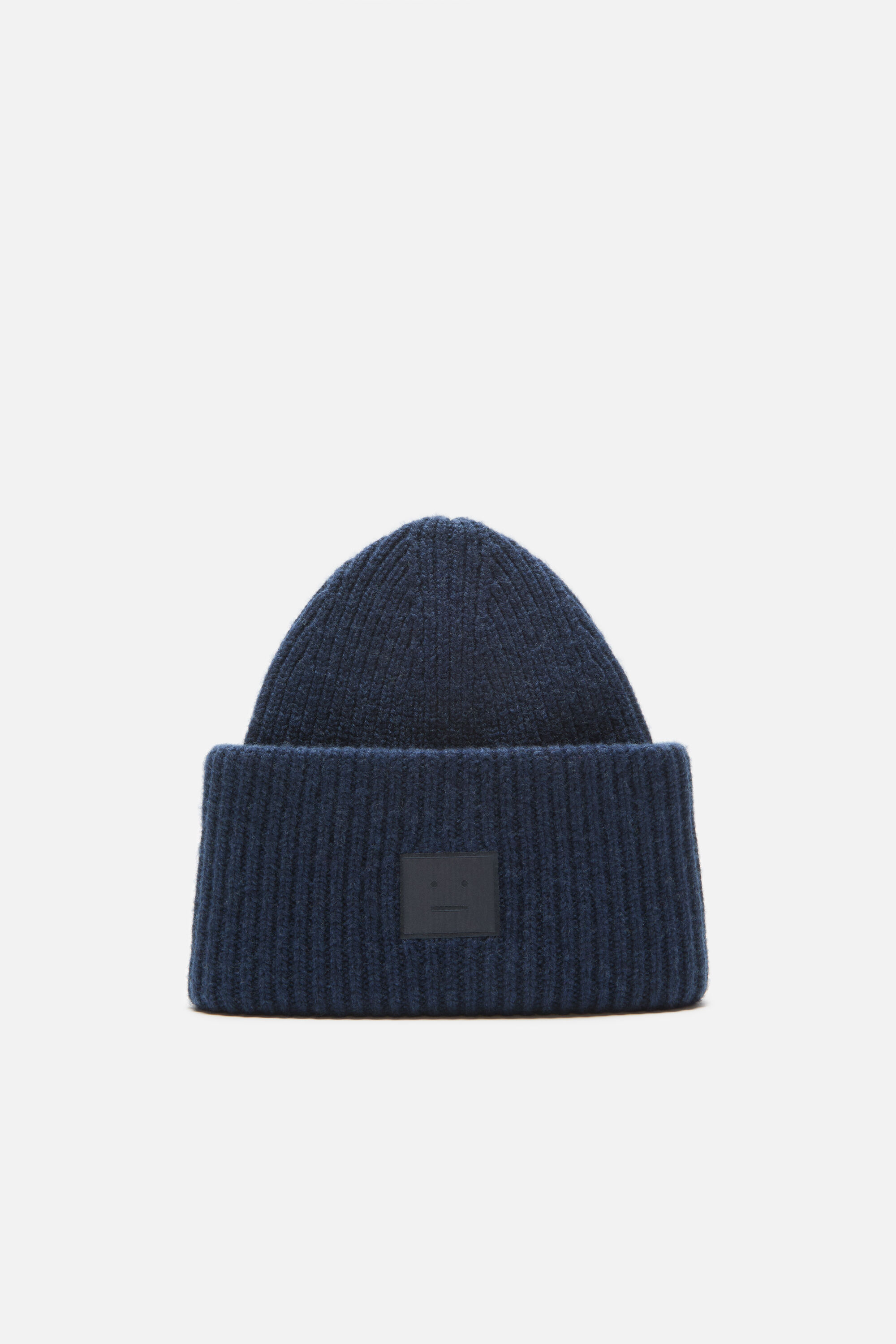Acne Studios - Large face logo beanie - Dusty blue