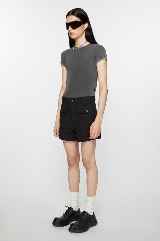 Acne Studios - Shorts aus Twill - Schwarz 