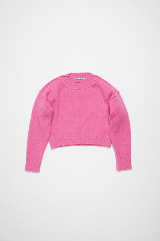Acne Studios - クルーネック ウールセーター - ピンク
