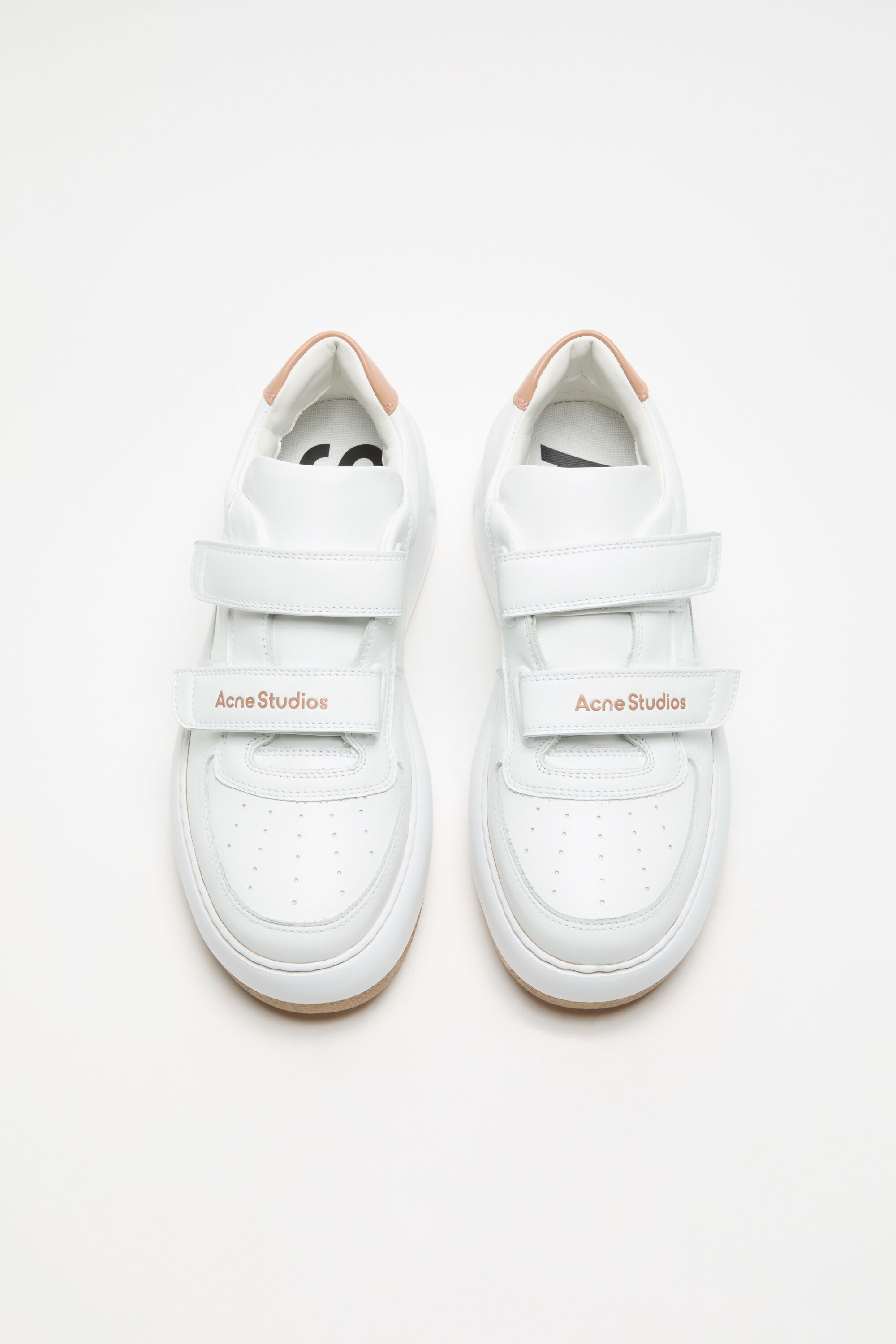 Acne Studios - レザーベルクロスニーカー - サンドベージュ Acne Studios - レザーベルクロスニーカー - サンドベージュ