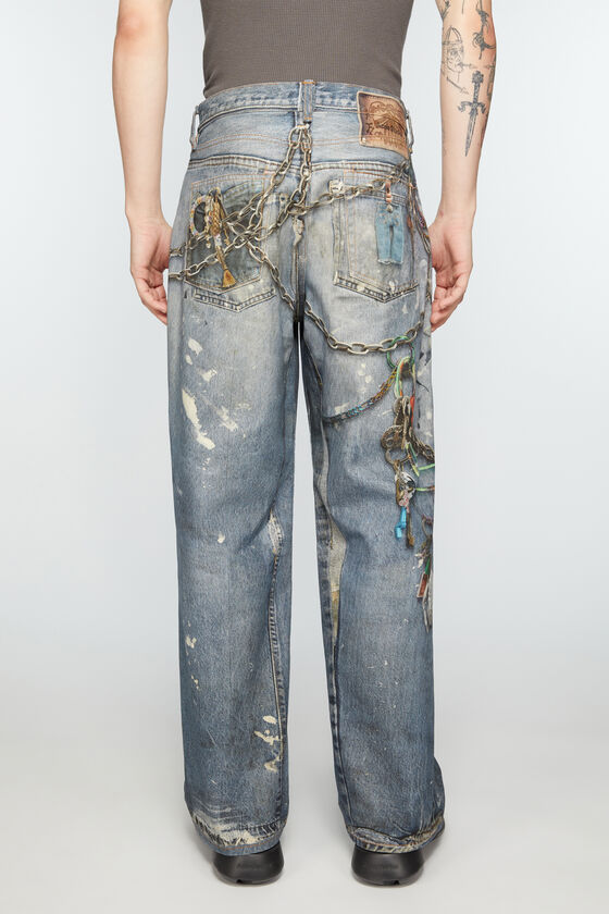 Acne Studios - Baggy fit trousers - 1981M - Mid Blue