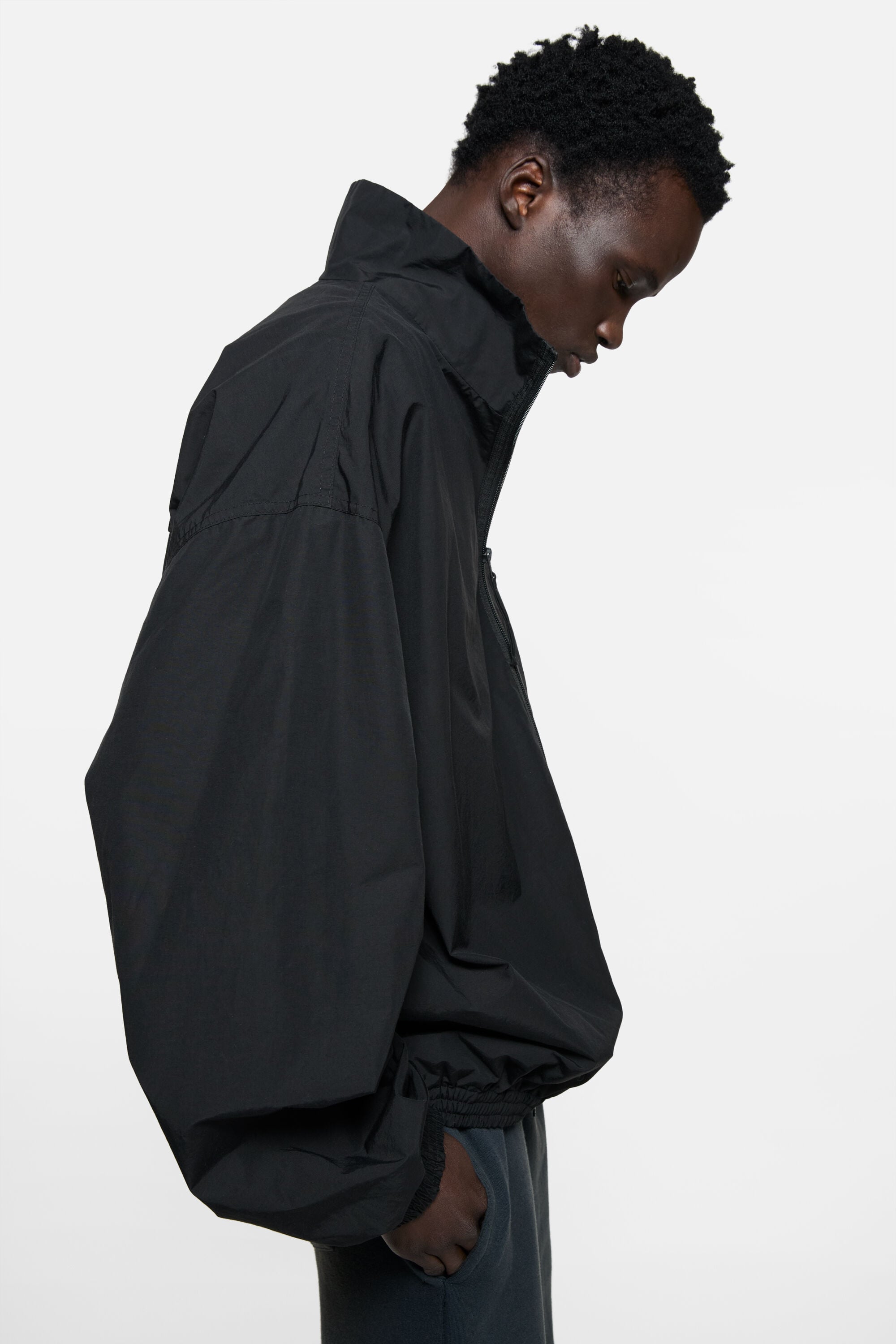 Acne Studios - Technical jacket with logo - Black