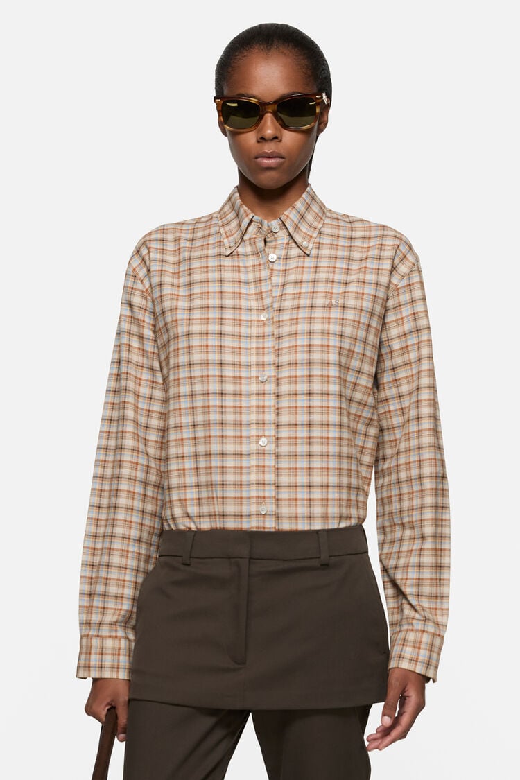 RW-WN-SHIR000106, Brown/grey