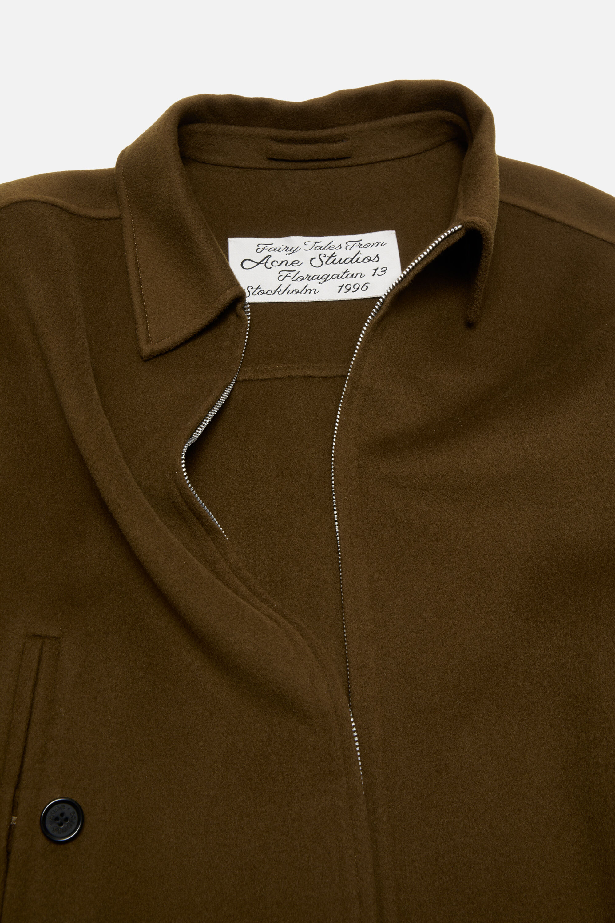 Acne Studios - Cashmere jacket - Olive green