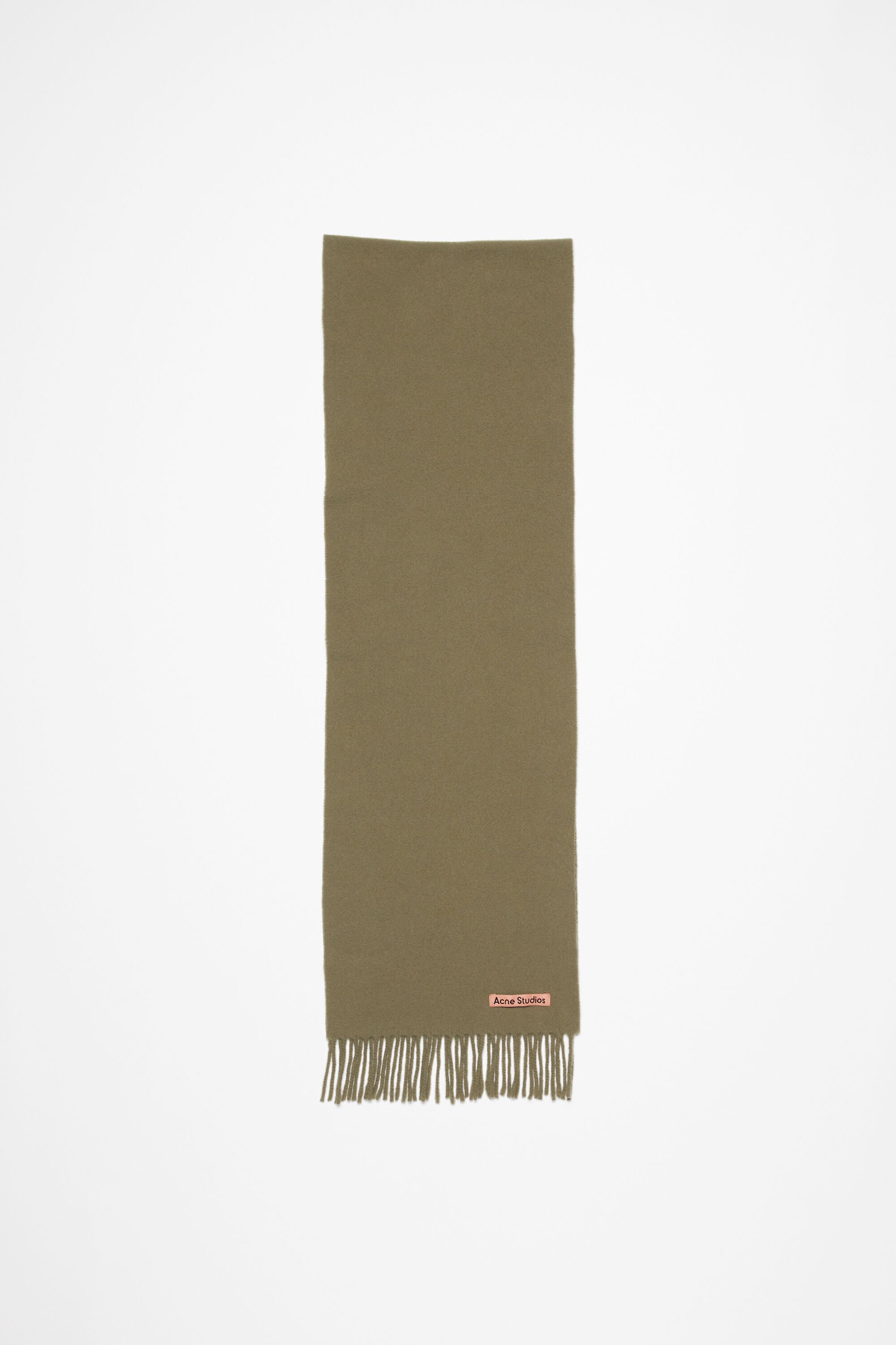 Fringe wool scarf - skinny Fringe wool scarf - skinny