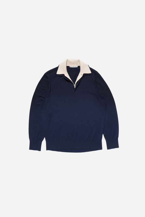 FN-WN-KNIT000859, Navy/beige