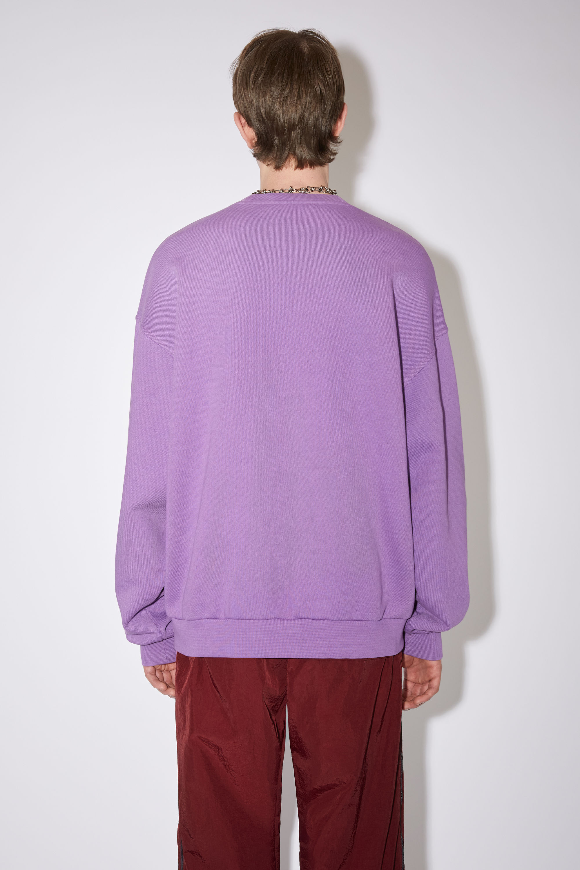 Crew neck bubble logo sweater 