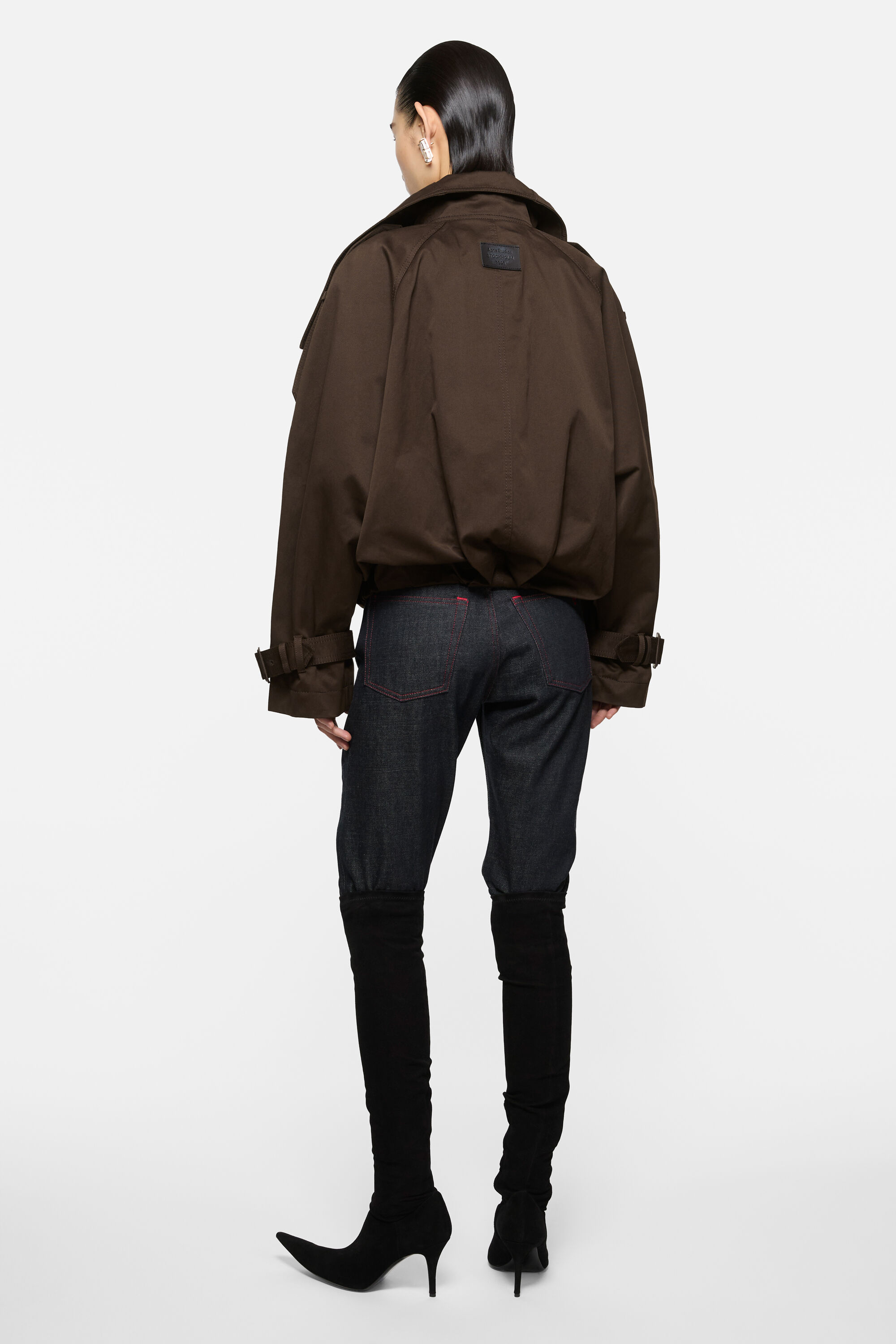 ジャケット・アウター AP STUDIO Chino Cloth Trench Coat Acne Studios - Short trench coat - Chestnut brown