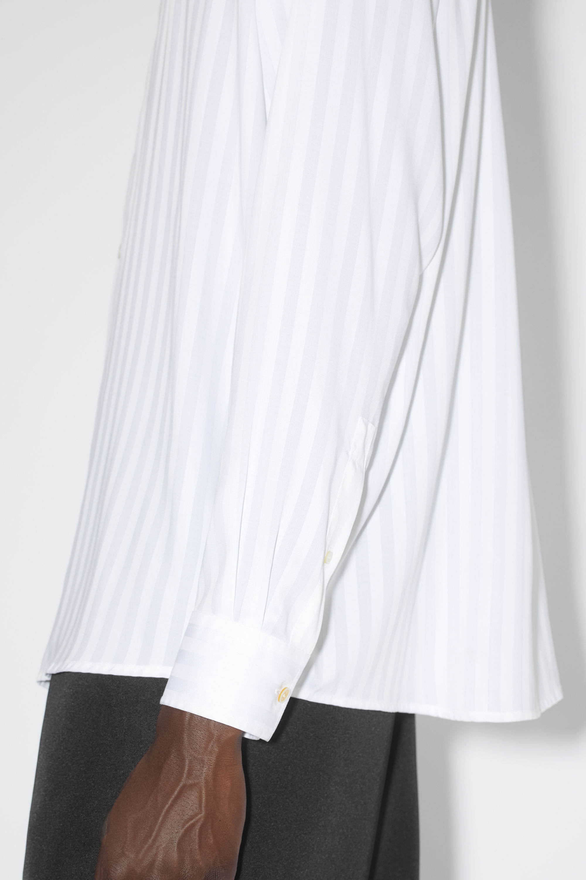 Button-up stripe shirt