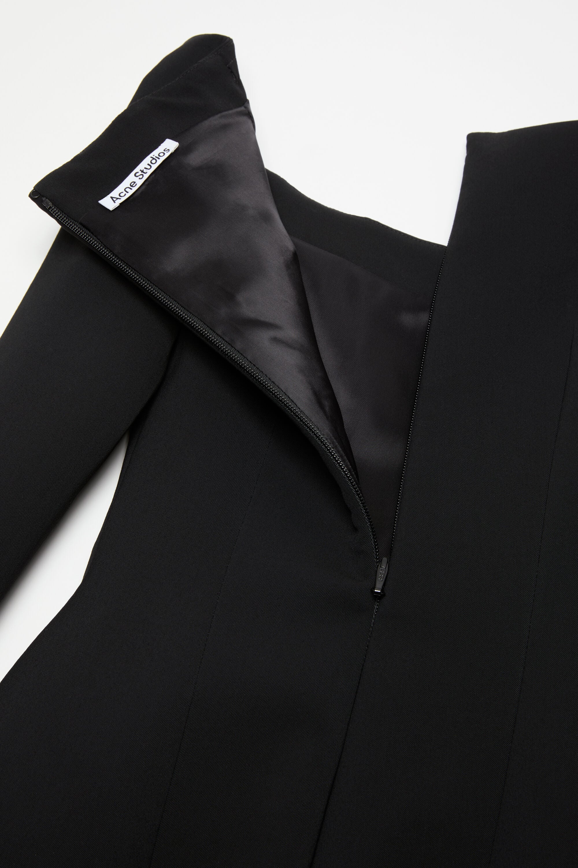 Acne Studios - ロングスリーブミディドレス - ブラック