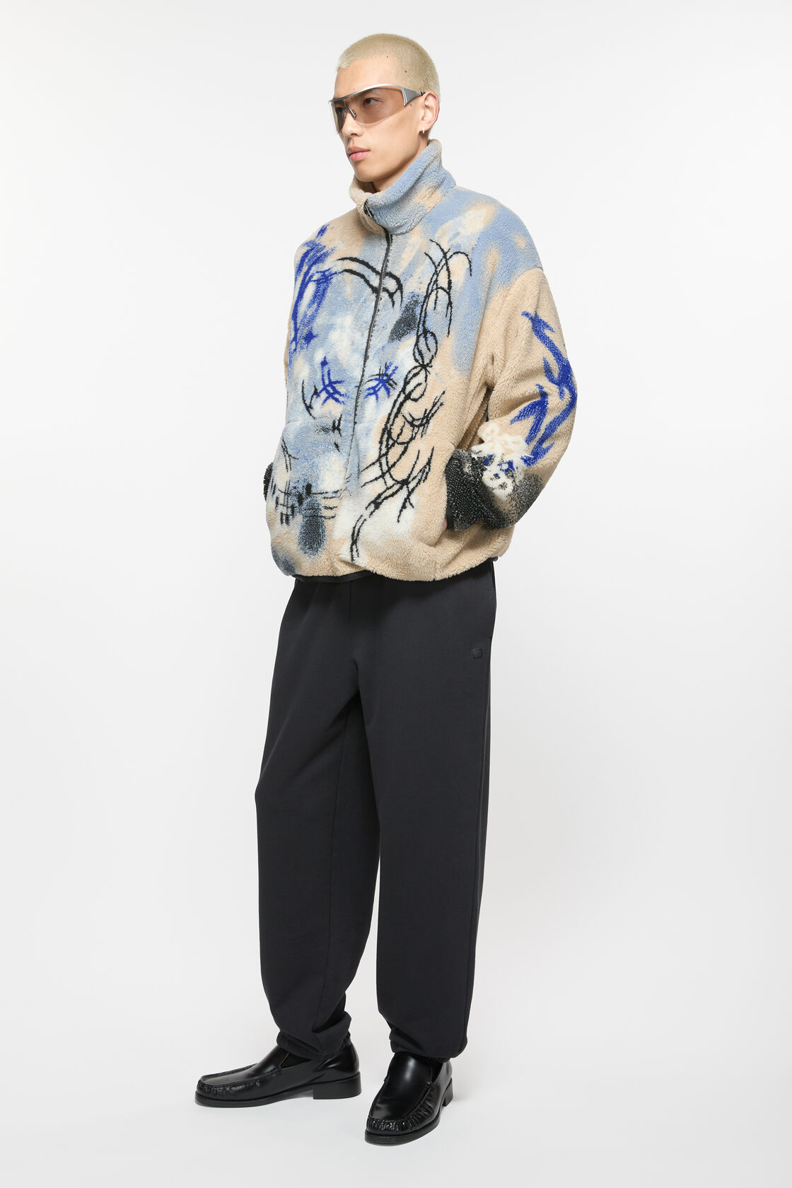 Cotton sweatpants, Black, 2000x