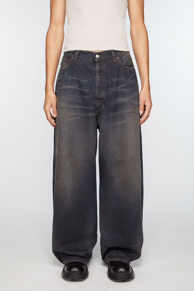 Acne Studios 2023M FN Darkside Leather, Dark Blue