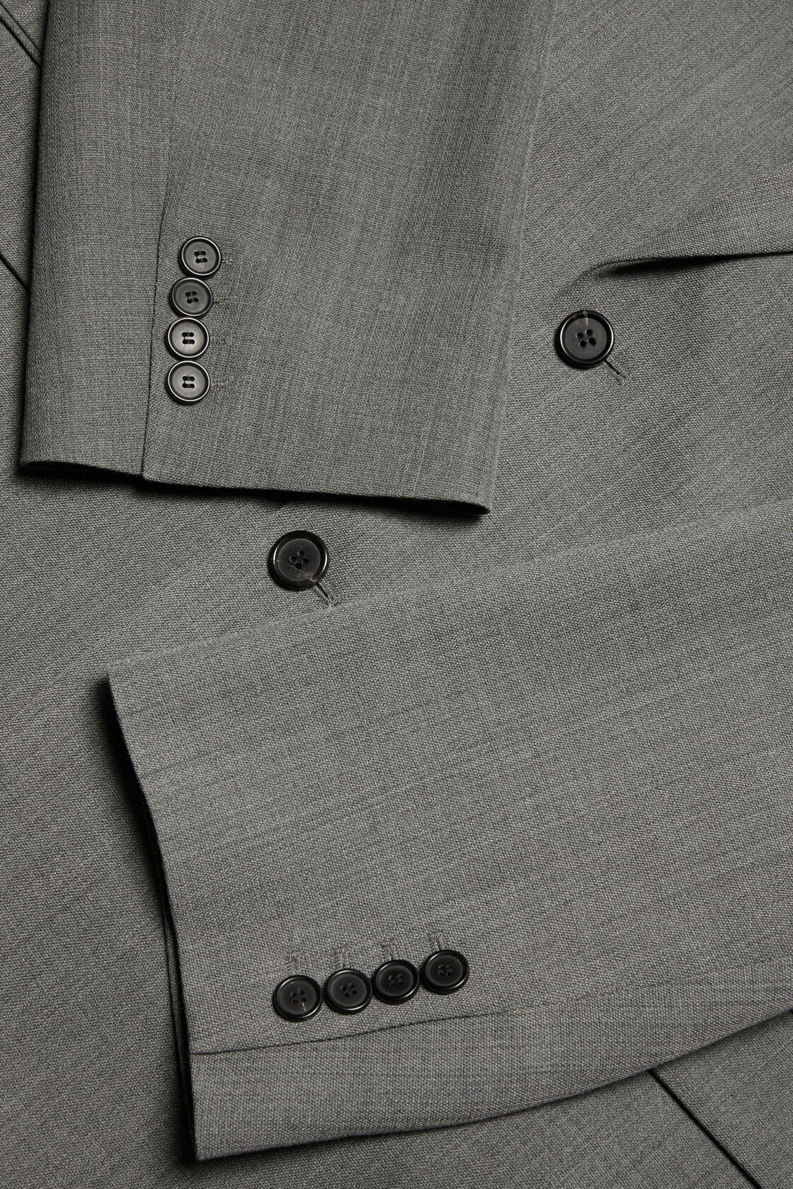 Relaxed fit suit jacket, Grey Melange, 2000x