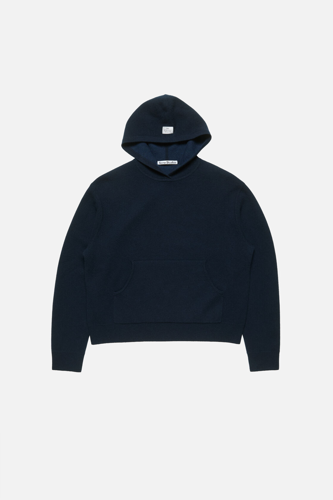 Cashmere hoodie, Ink blue, 2000x