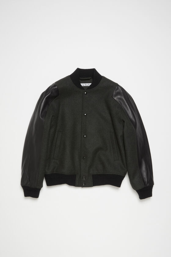 Acne Studios - ボンバージャケット - ダークグレーメランジ