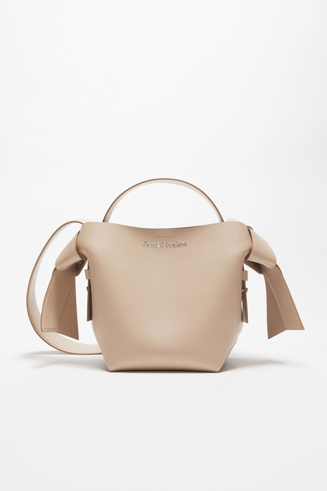 Musubi mini shoulder bag, Taupe beige, 2000x