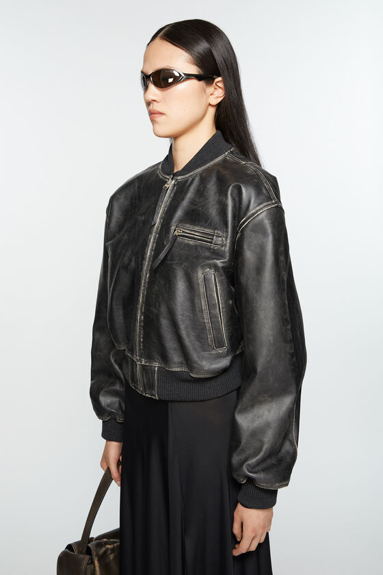 23aw[即完商品]Acne studios レザーボンバージャケット - その他