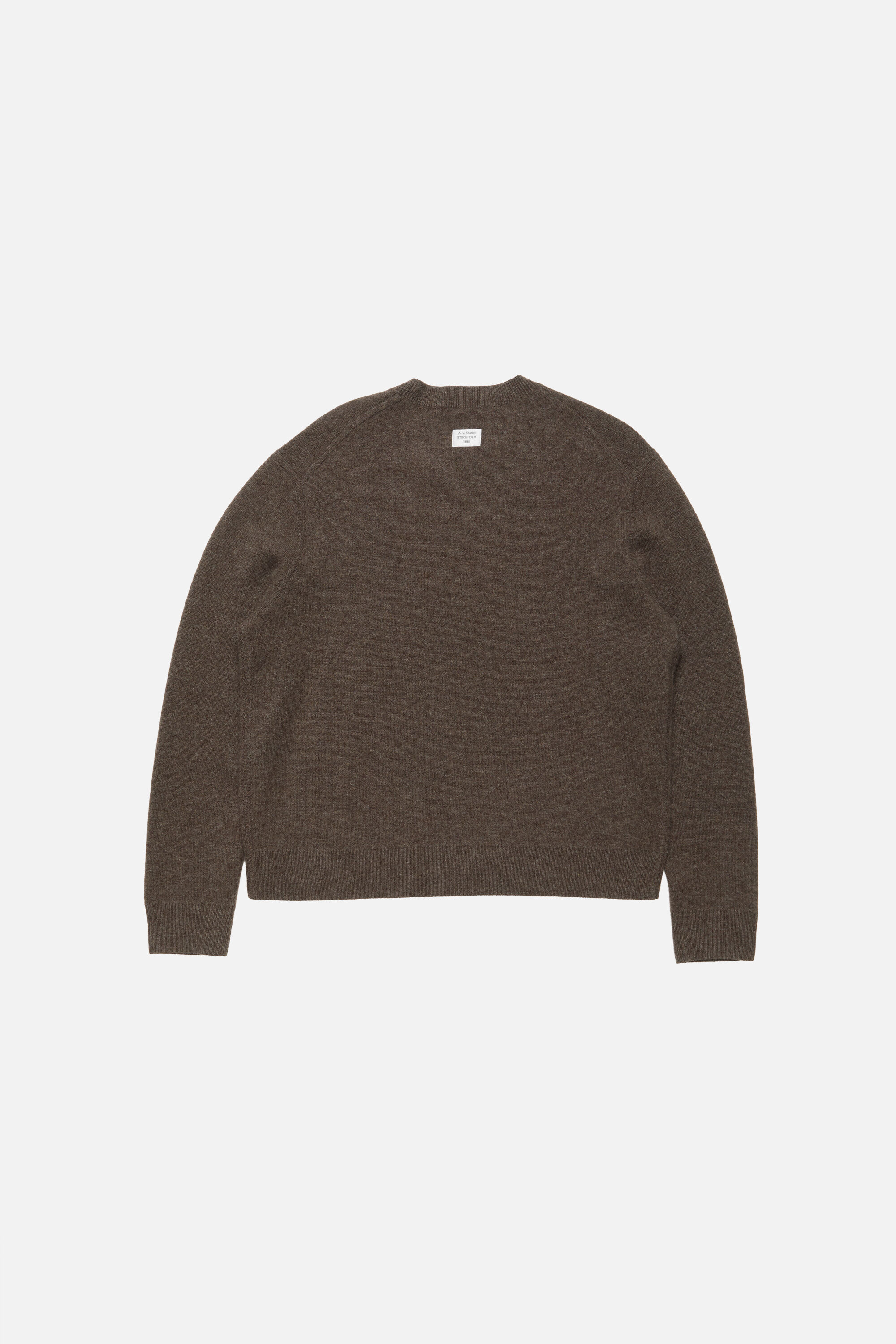 Acne Studios - Cashmere sweater with logo - Walnut brown