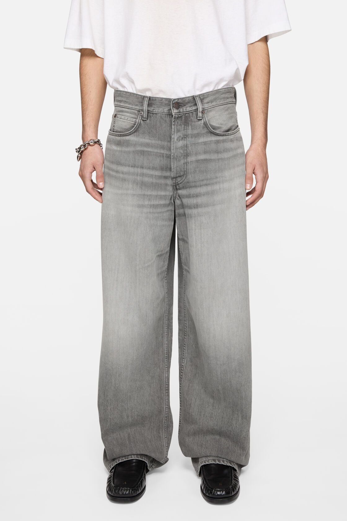 Loose fit jeans - 1981, Ash grey, 2000x