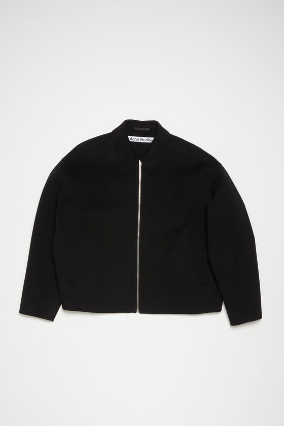 Acne Studios - Wool zipper jacket - Black