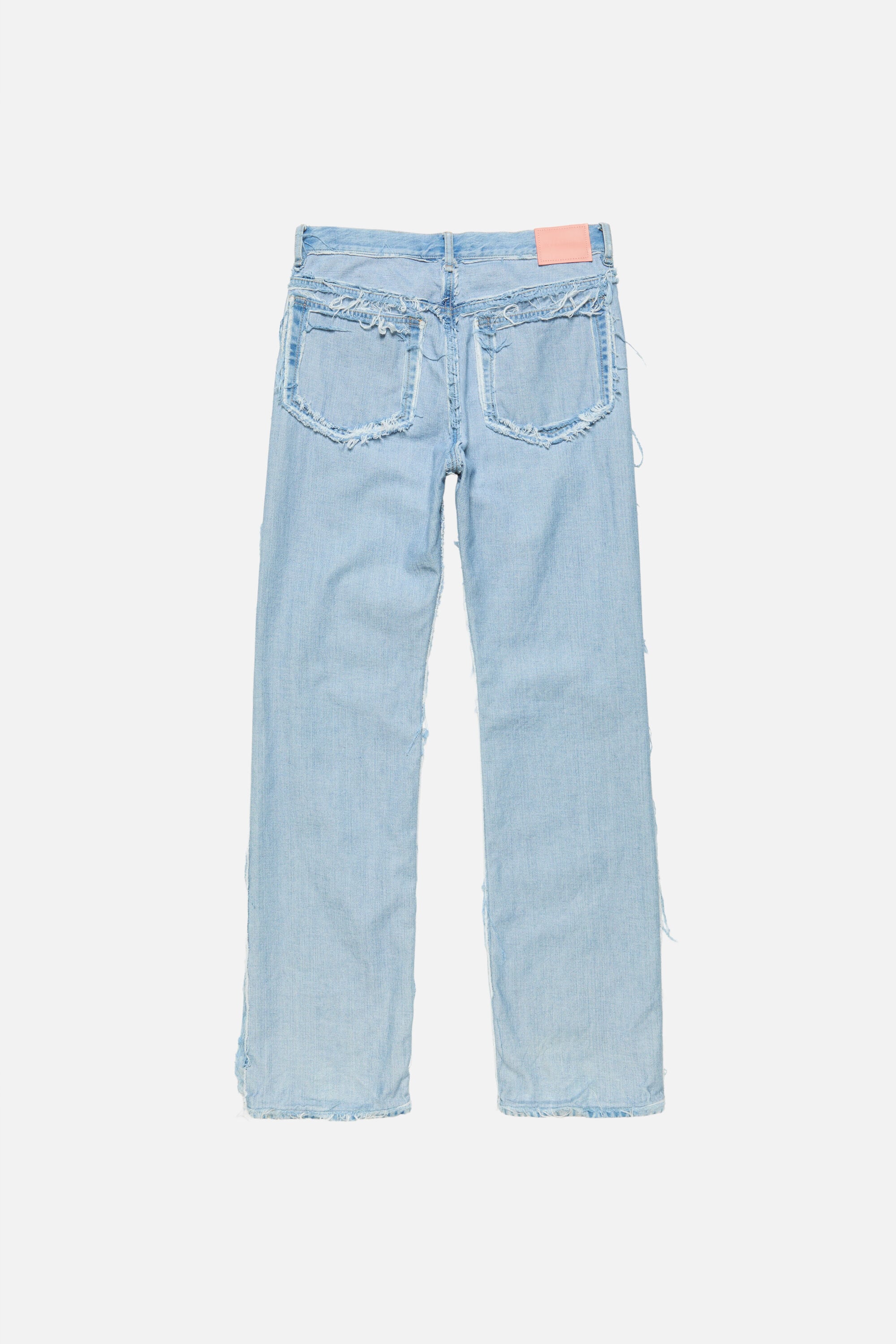 Acne Studios - Frayed denim jeans - Light blue