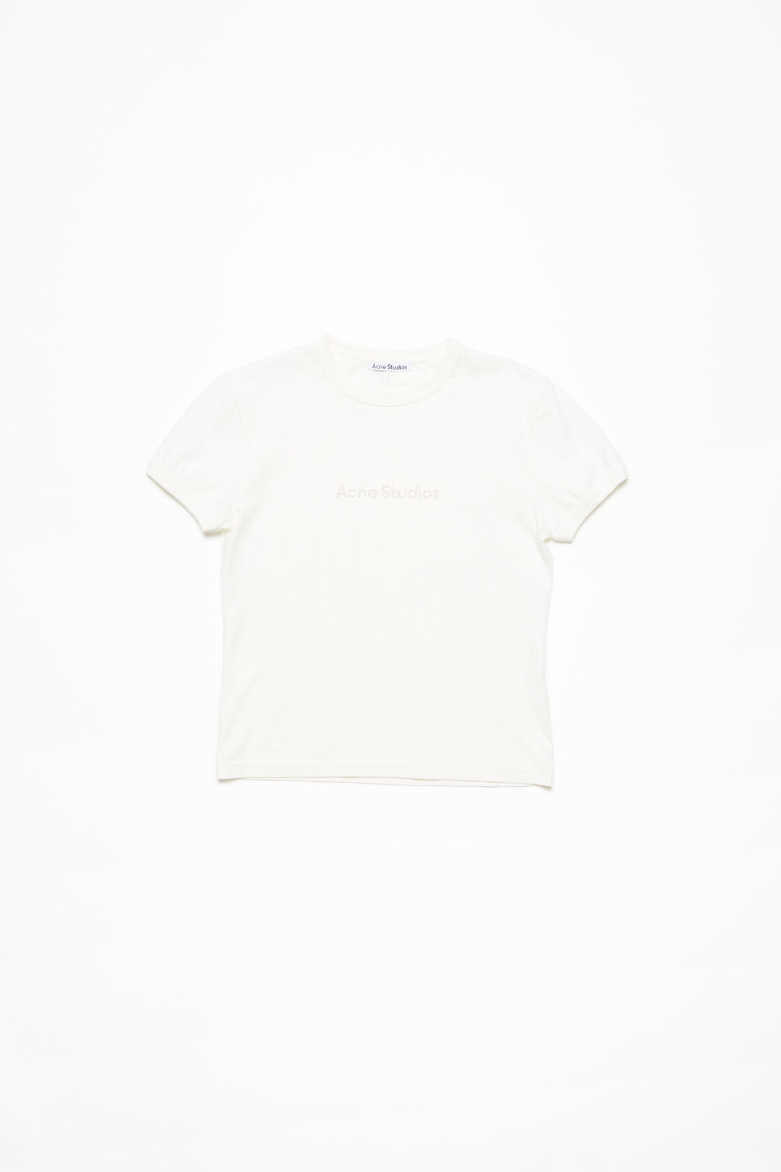 Logo t-shirt - fitted fit, Cold white, 2000x