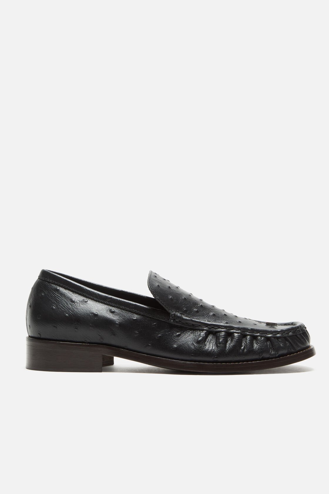 Leather loafers, Black, 2000x