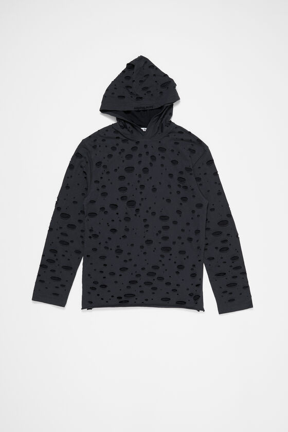 Acne Studios - レイヤードニットトップス - フェイデッドブラック