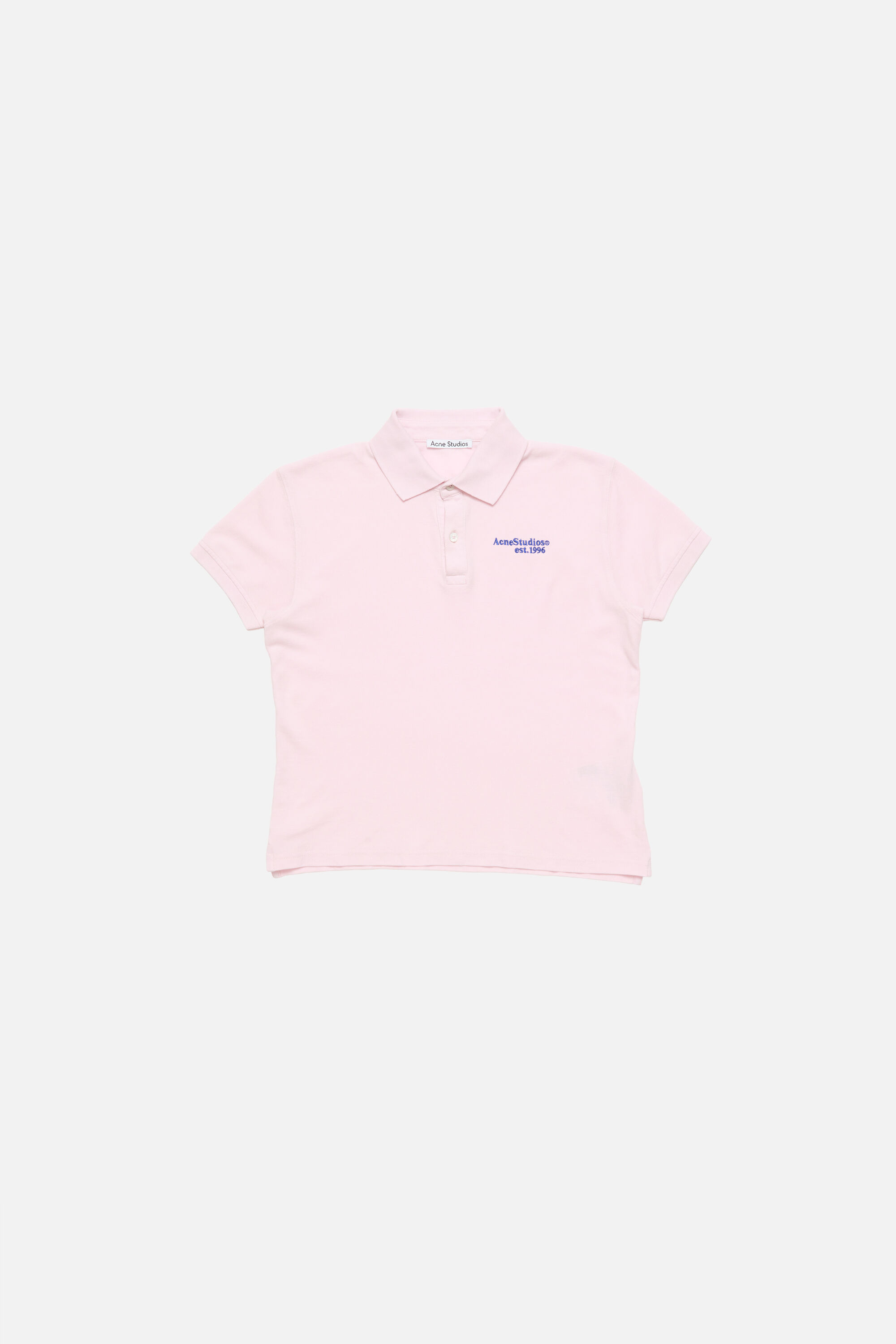 Acne Studios - ロゴポロTシャツ - ペールピンク