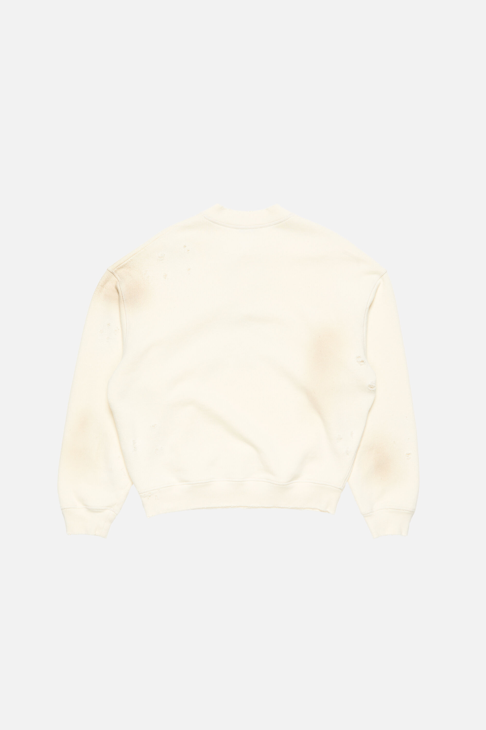Acne Studios - Fleece logo sweatshirt - Off white