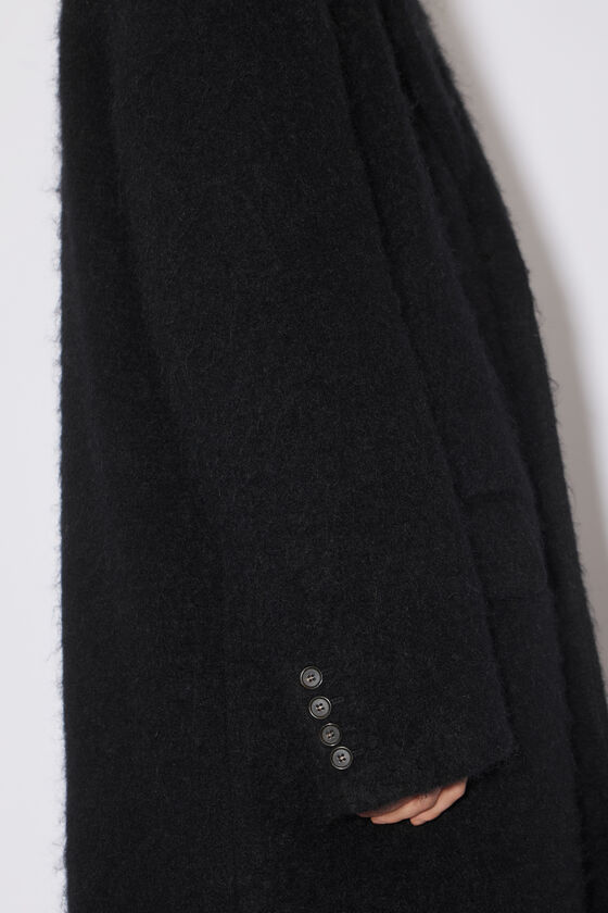 Acne Studios - Single-breasted hooded coat - Black