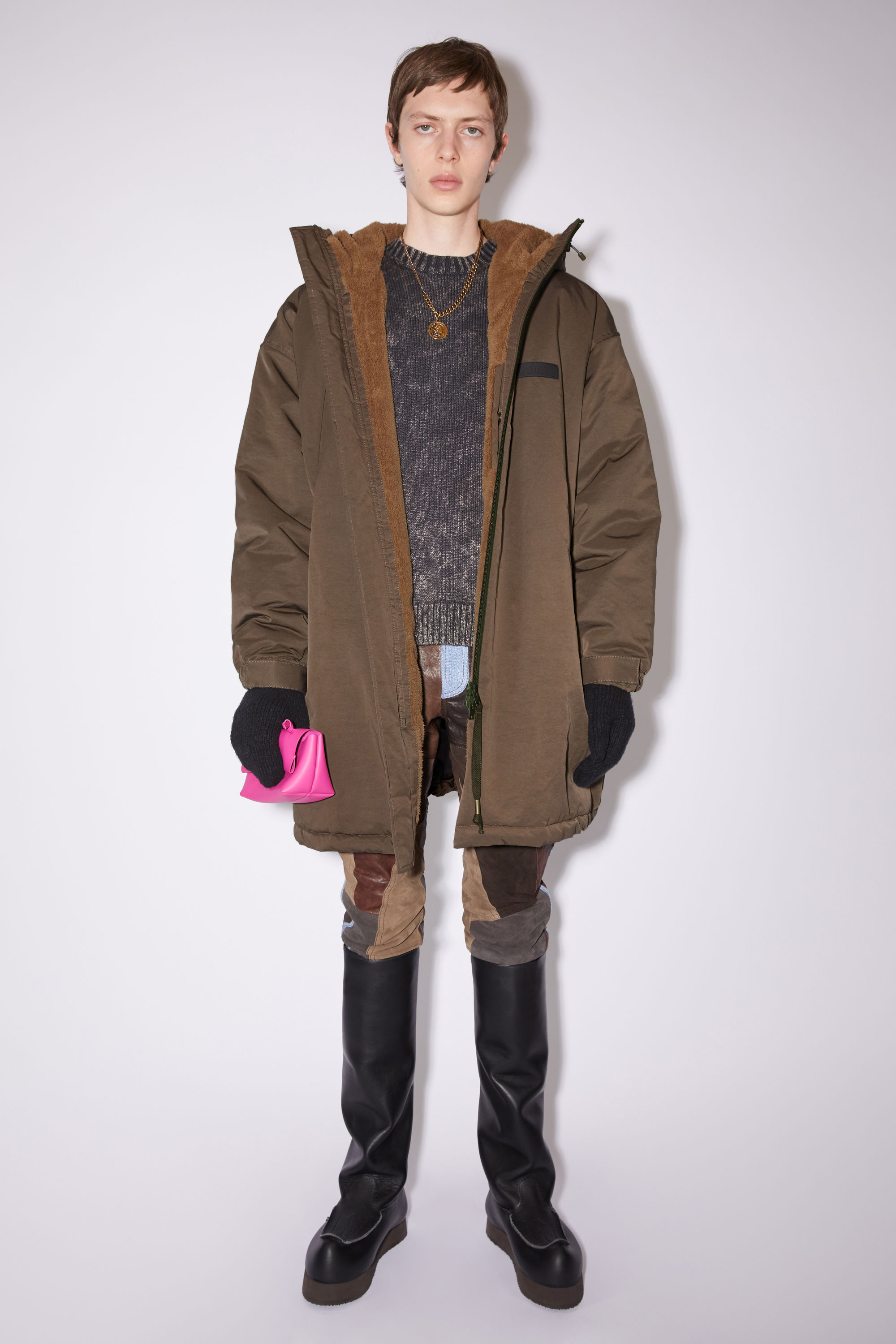 Acne Studios - Padded parka - Dark khaki