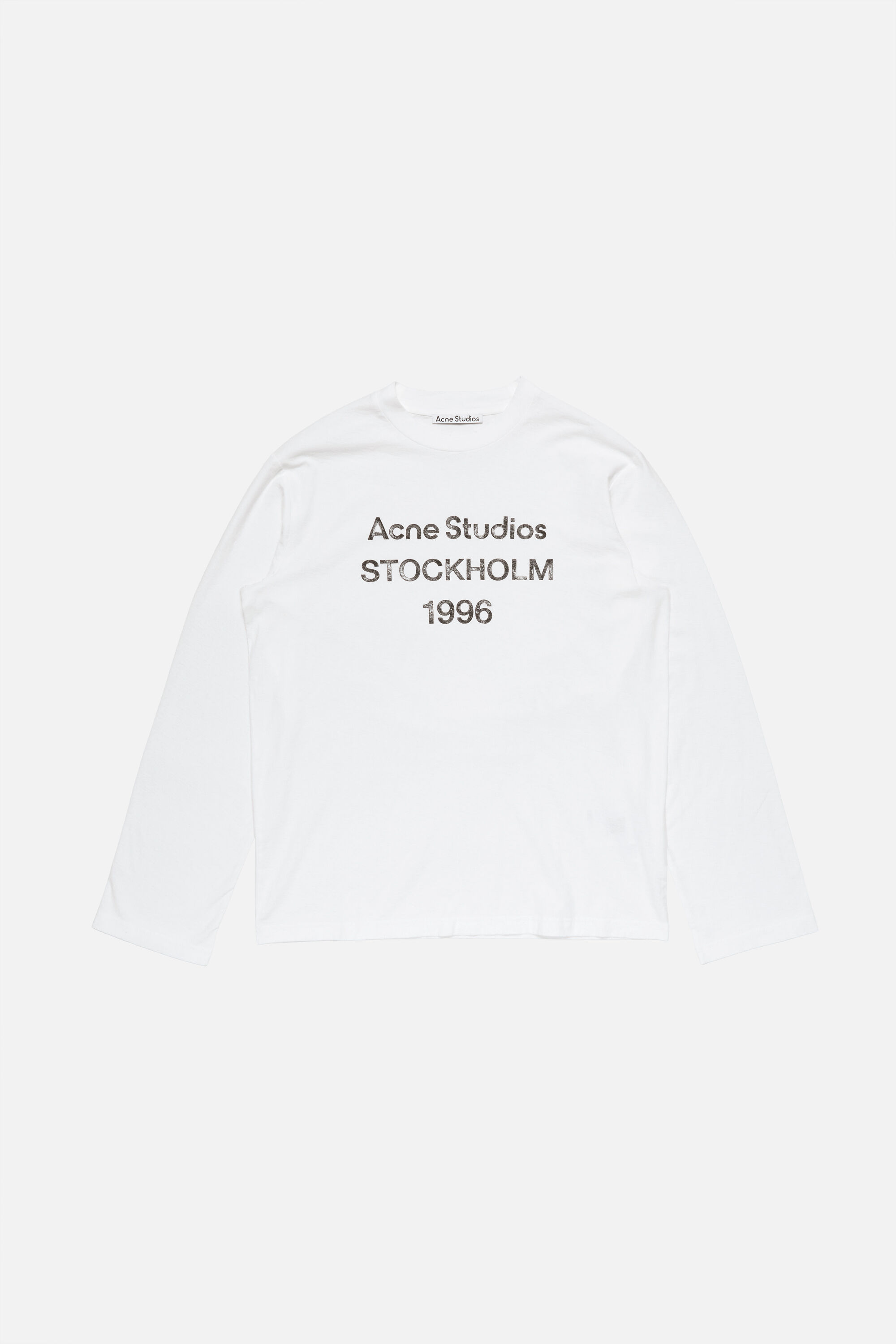 Acne Studios - Sprayed 1996 logo t-shirt - Off white