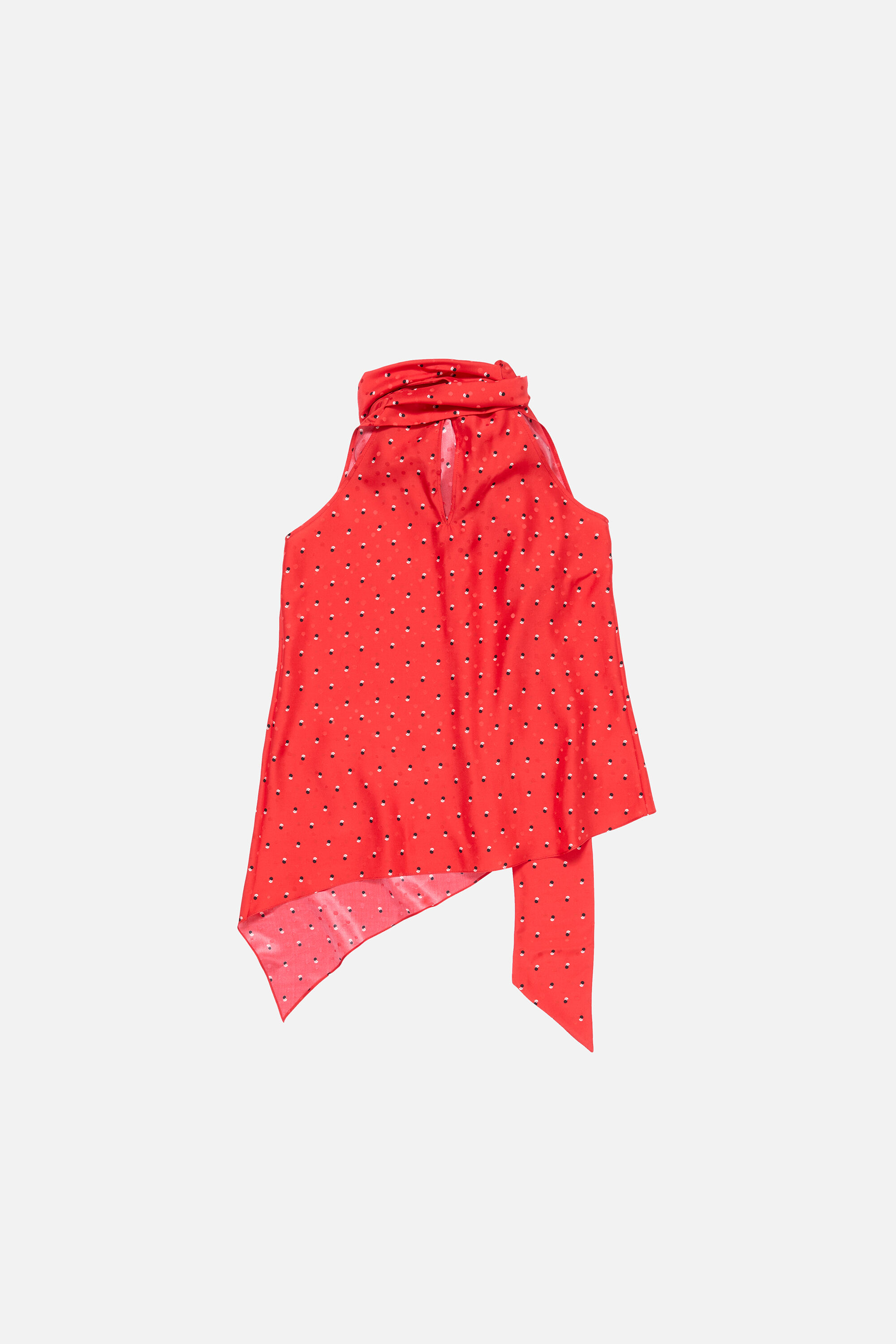 Acne Studios - シルクリボンブラウス - レッド