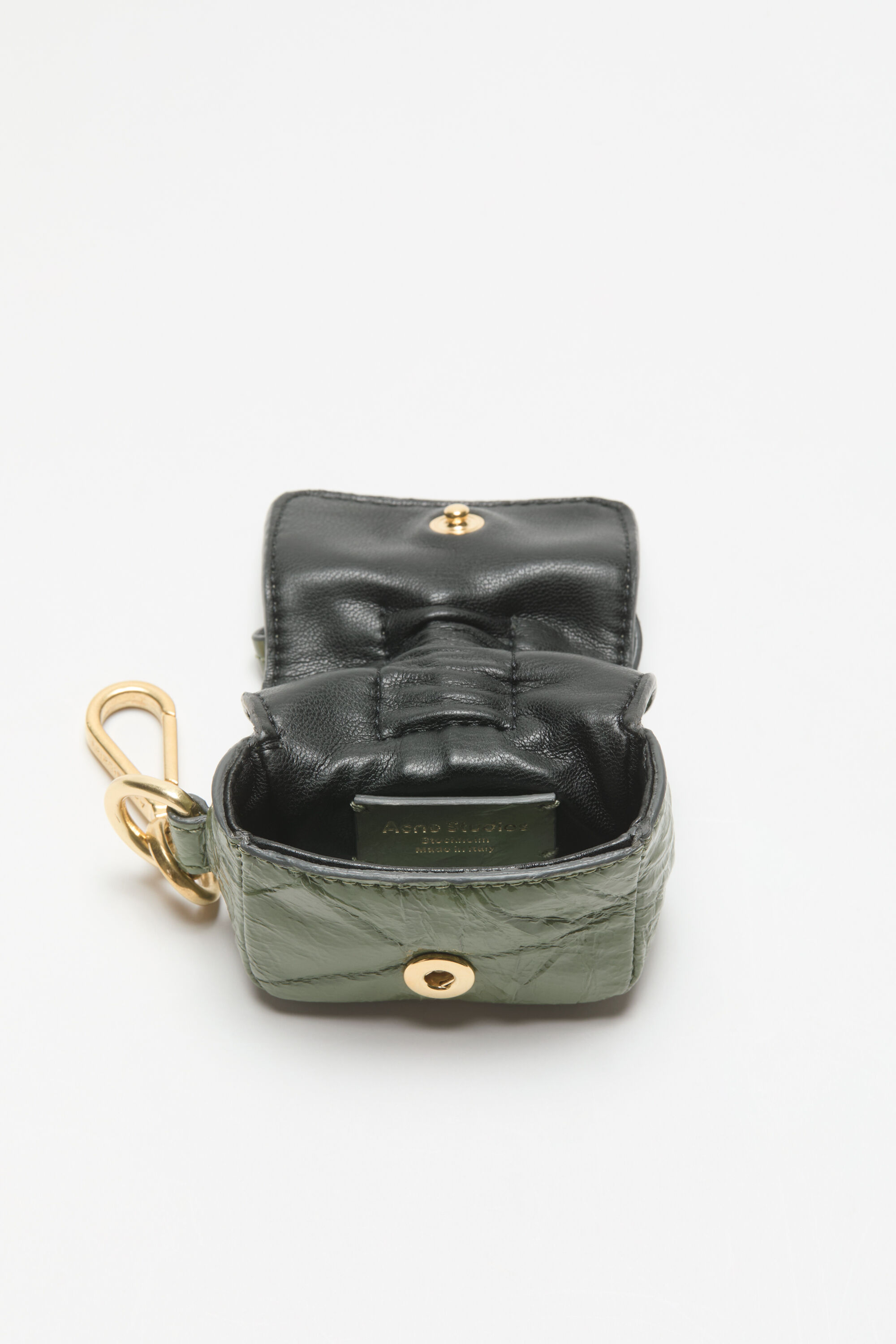 Acne Studios - Multipocket headphones case - Wheat green