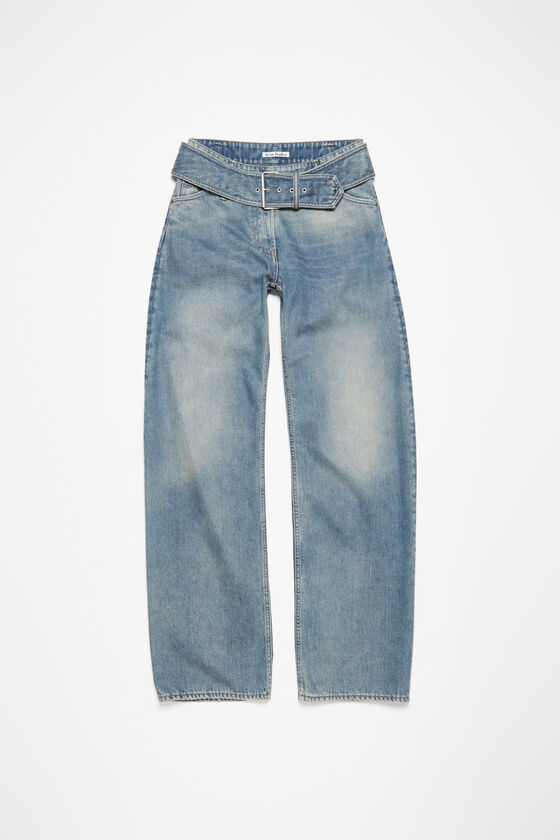Acne Studios - ベルト付きジーンズ - リラックスフィット - ミッドブルー