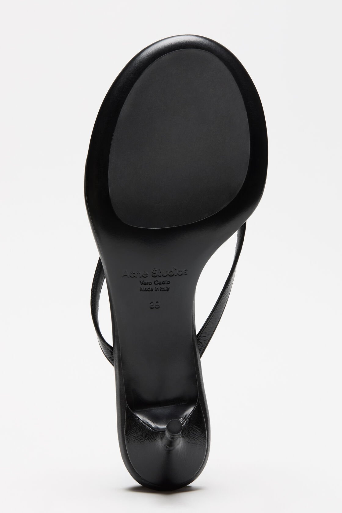 Leather kitten heels, Black, 2000x